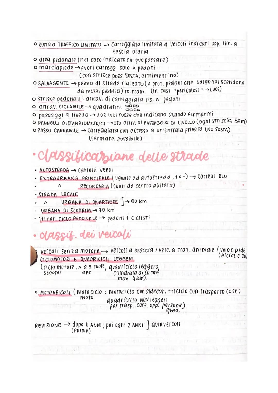 # APPUNTI PATENTE
Eccovi degli appunti che ho preso durante
le lezioni / schemi che ho fatto per ripassare.
Ci tengo a precisare nuovamente