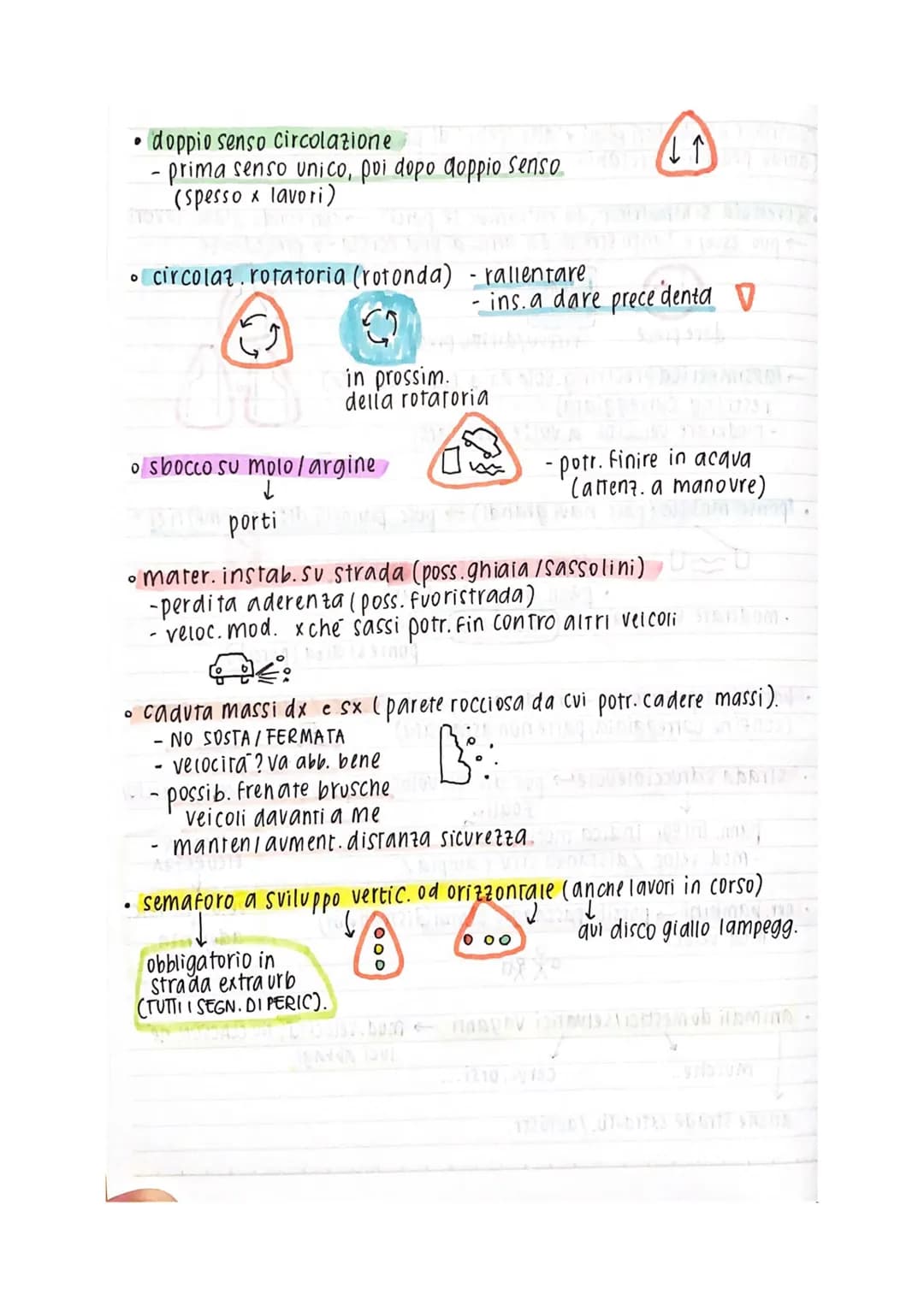 # APPUNTI PATENTE
Eccovi degli appunti che ho preso durante
le lezioni / schemi che ho fatto per ripassare.
Ci tengo a precisare nuovamente