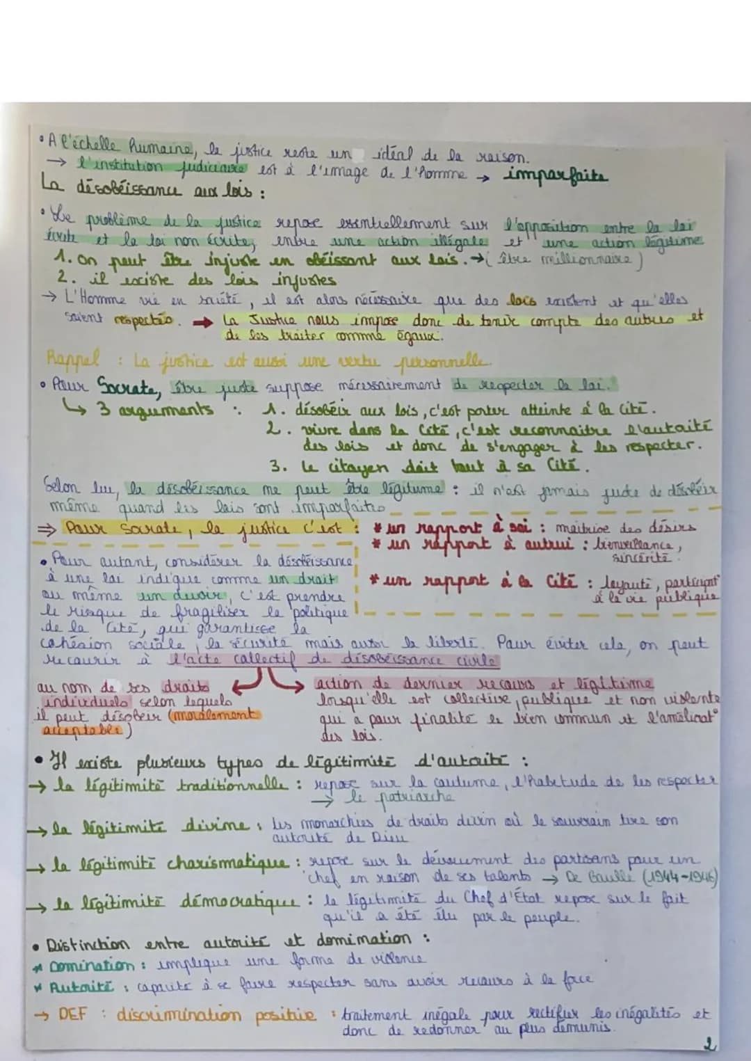 La justice et le drait
• la fustice est une contraints sociale que
bride notre façon d'agir des que cela peut muir
à autrui.
• Certaines lo