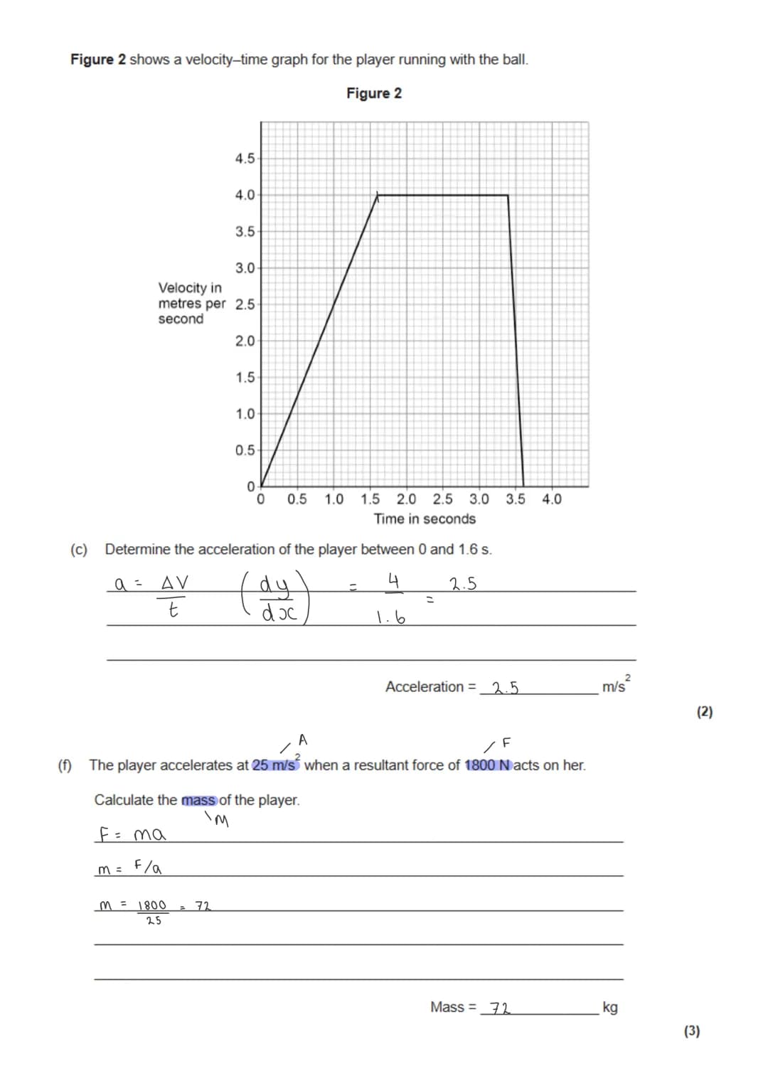 GCSE Physics - Paper 2 calculation practice
weight mass x gravitational field strength
work done = force distance (along the line of actio