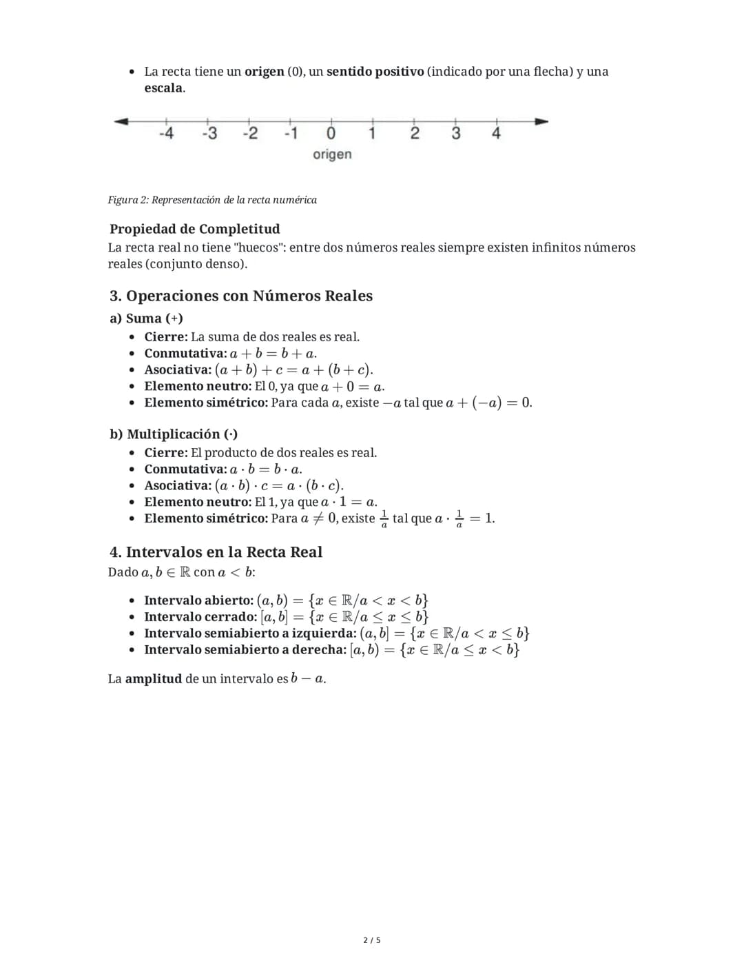 Unidad 1: Números Reales
1. Conceptos Previos y Conjuntos Numéricos
Un conjunto es una colección de elementos con una característica común.