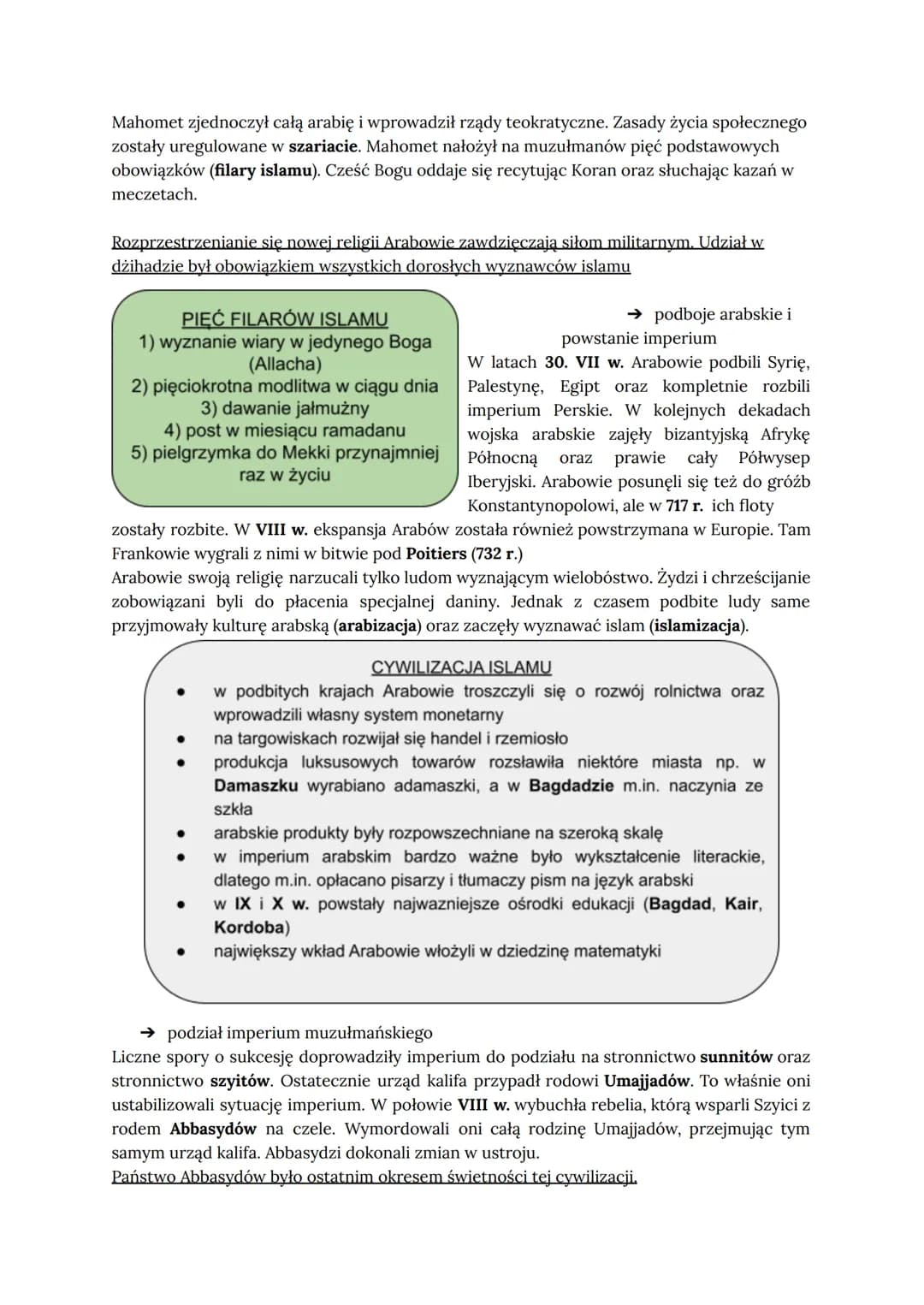<h2>Cesarstwo bizantyjskie</h2>
<h3>Pojęcia</h3>
<ul>
<li>Autokracja: władza należy do jednej osoby lub grupy ludzi, brak kontroli społeczn