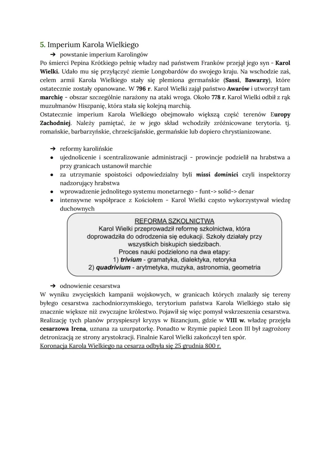 <h2>Cesarstwo bizantyjskie</h2>
<h3>Pojęcia</h3>
<ul>
<li>Autokracja: władza należy do jednej osoby lub grupy ludzi, brak kontroli społeczn