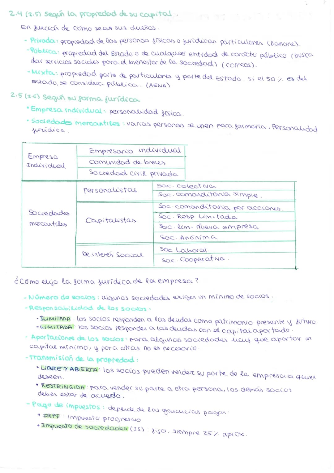 # TEMA 2: CLASES DE EMPRESAS
2. CLASIFICACIÓN DE LAS EMPRESAS
2.1 sagún su tamaño
Para clasificar las empresaus según su tamaño hay diver