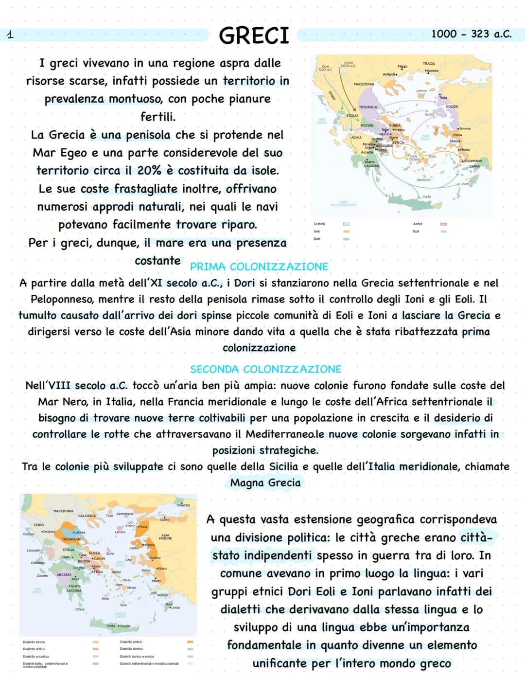 # GRECI
I greci vivevano in una regione aspra dalle
risorse scarse, infatti possiede un territorio in
prevalenza montuoso, con poche pianur