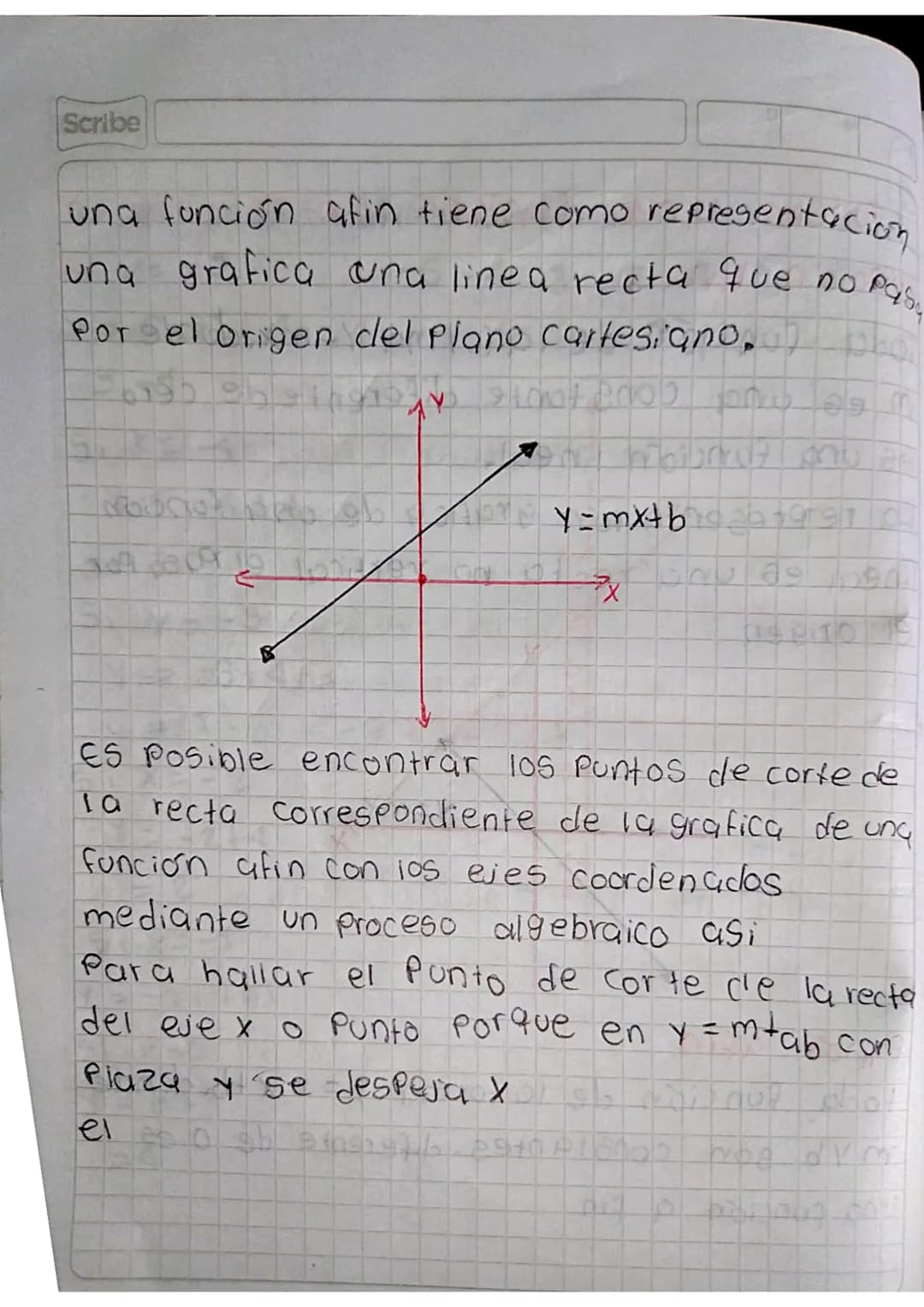 d
Función Lineal - función Afin
Función lineal
Scribe
Toda función de la forma $y=mx$.donde
mes una constante diferente de cero
es una funci