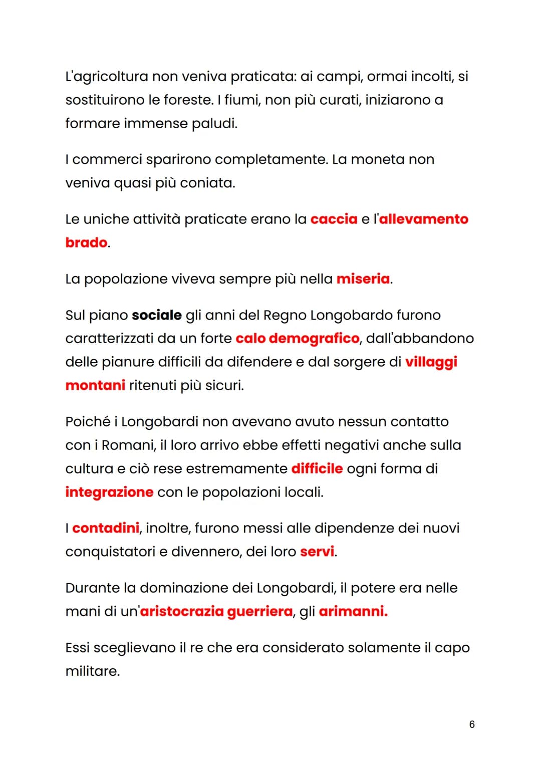 # I LONGOBARDI
I Bizantini, dopo aver conquistato l'Italia con la guerra
greco-gotica, ebbero il dominio della penisola solamente
per 13 an