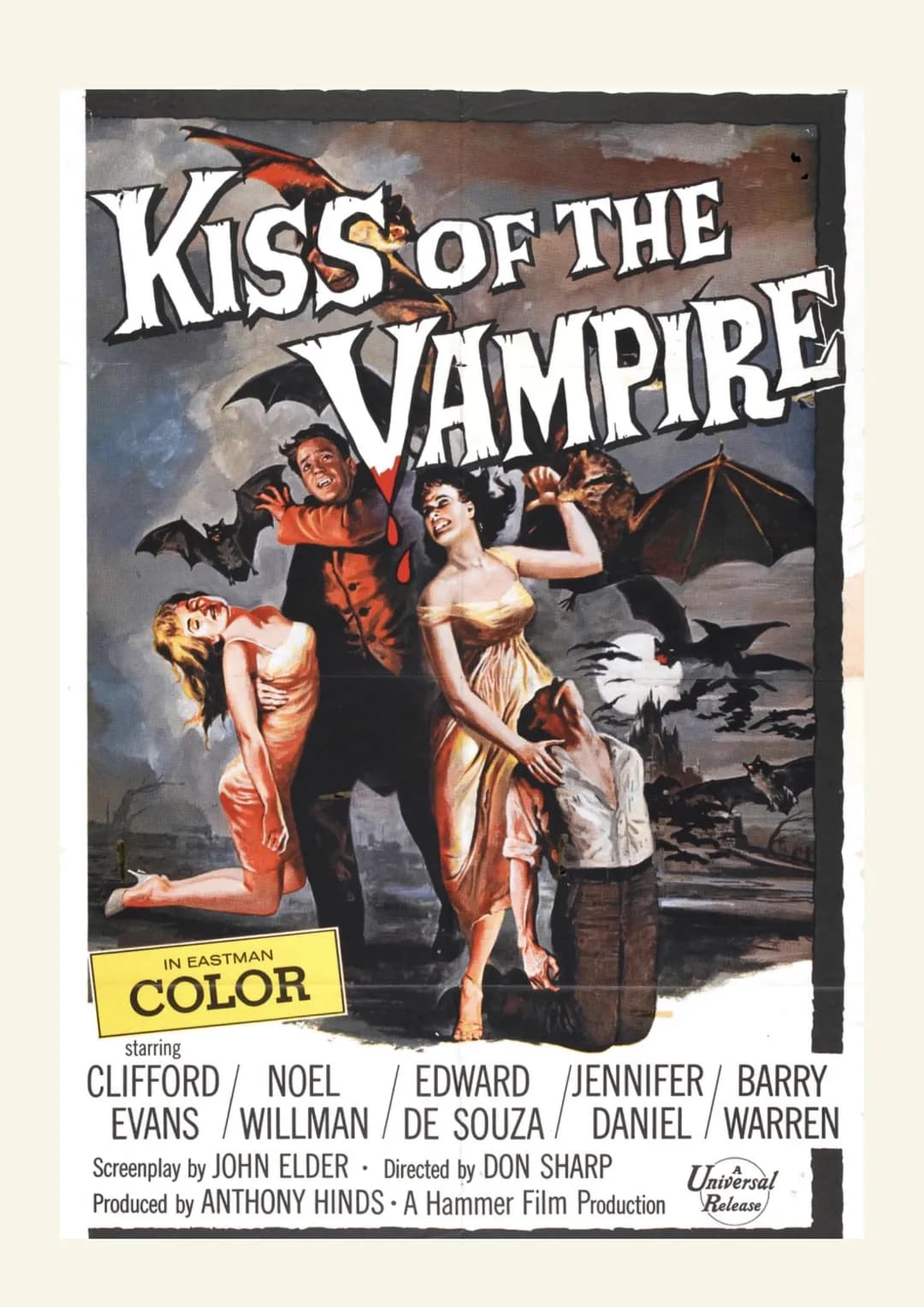 @keirals still Alive
@keiralo-
# Kiss Of The Vampire
## Context
•Produced by 'Hammer film productions'
* distributed by J. Arthur Rank and