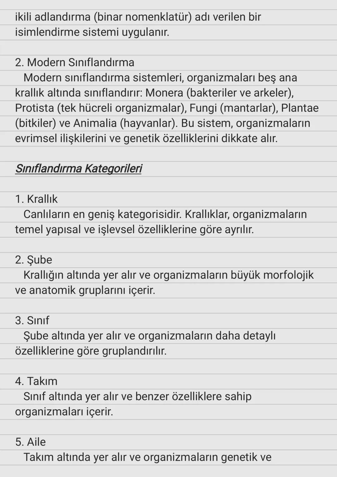 # Canlıların Çeşitliliği ve Sınıflandırılması
| Örnek | Sınıflandırma birimleri | Örnek |
| --------------- | ------------