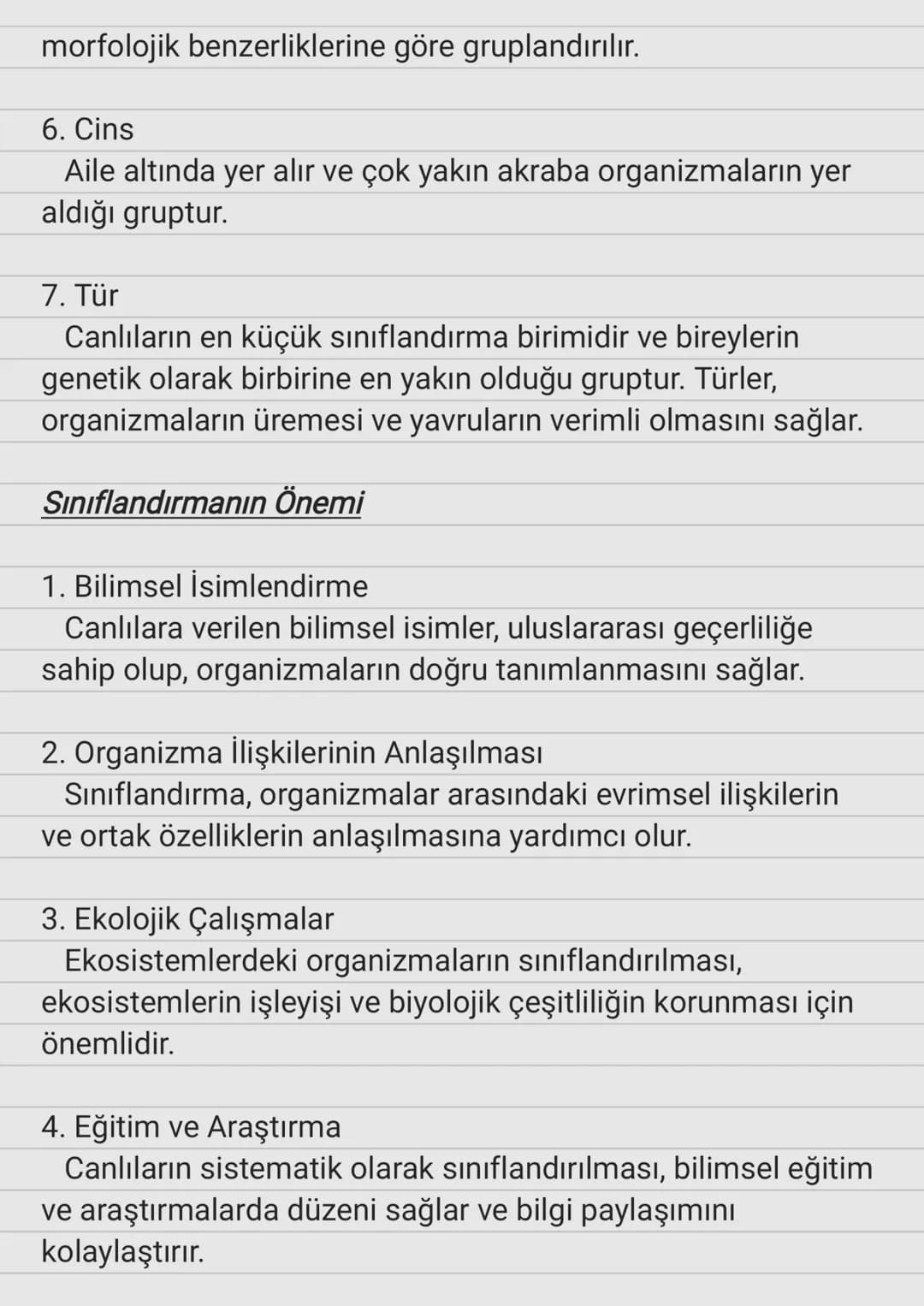 # Canlıların Çeşitliliği ve Sınıflandırılması
| Örnek | Sınıflandırma birimleri | Örnek |
| --------------- | ------------