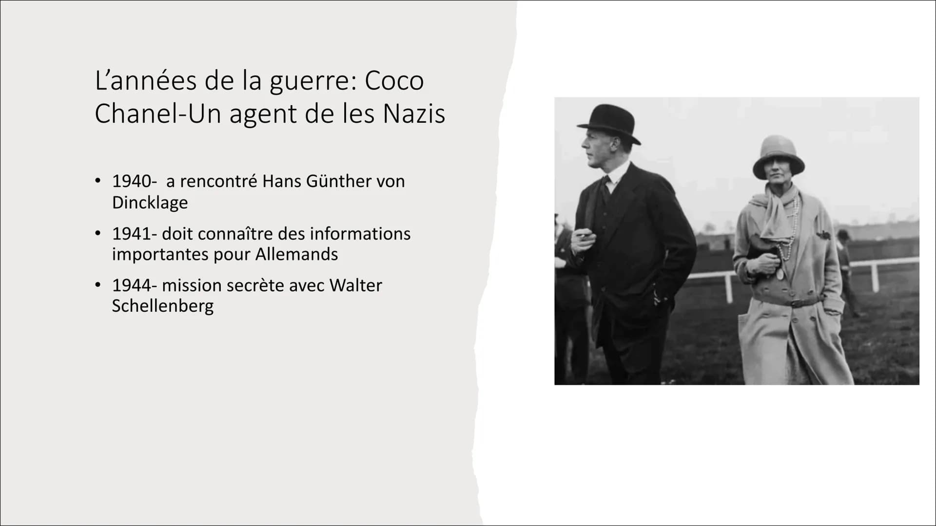 Coco Chanel
• <<Je ne fais pas de mode. Je
suis la mode.>>
• Coco Chanel Contenu
• La vie de l'icône de la mode
• Les jeunesse et la for