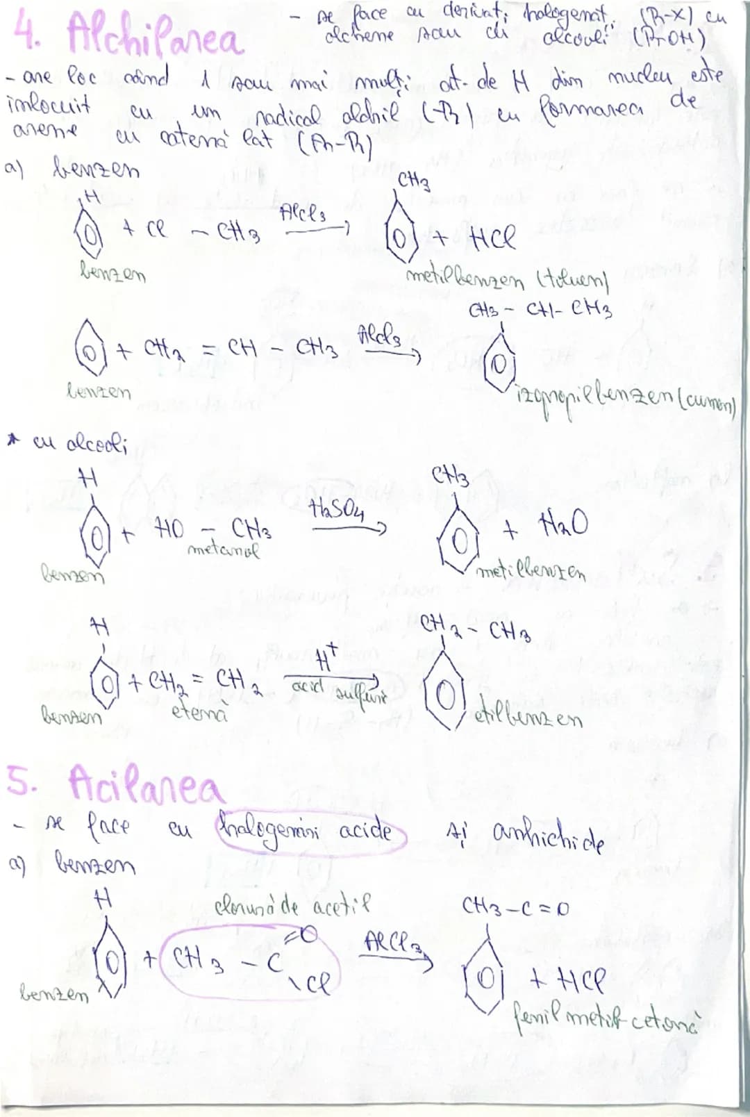 # Anene
- hichucanbusi care contin în molecula 1 sau mai multe
muclee aromatice
* aneme mononucleare -1 Ag nuclen $CmH2m-6$
lenzen In be