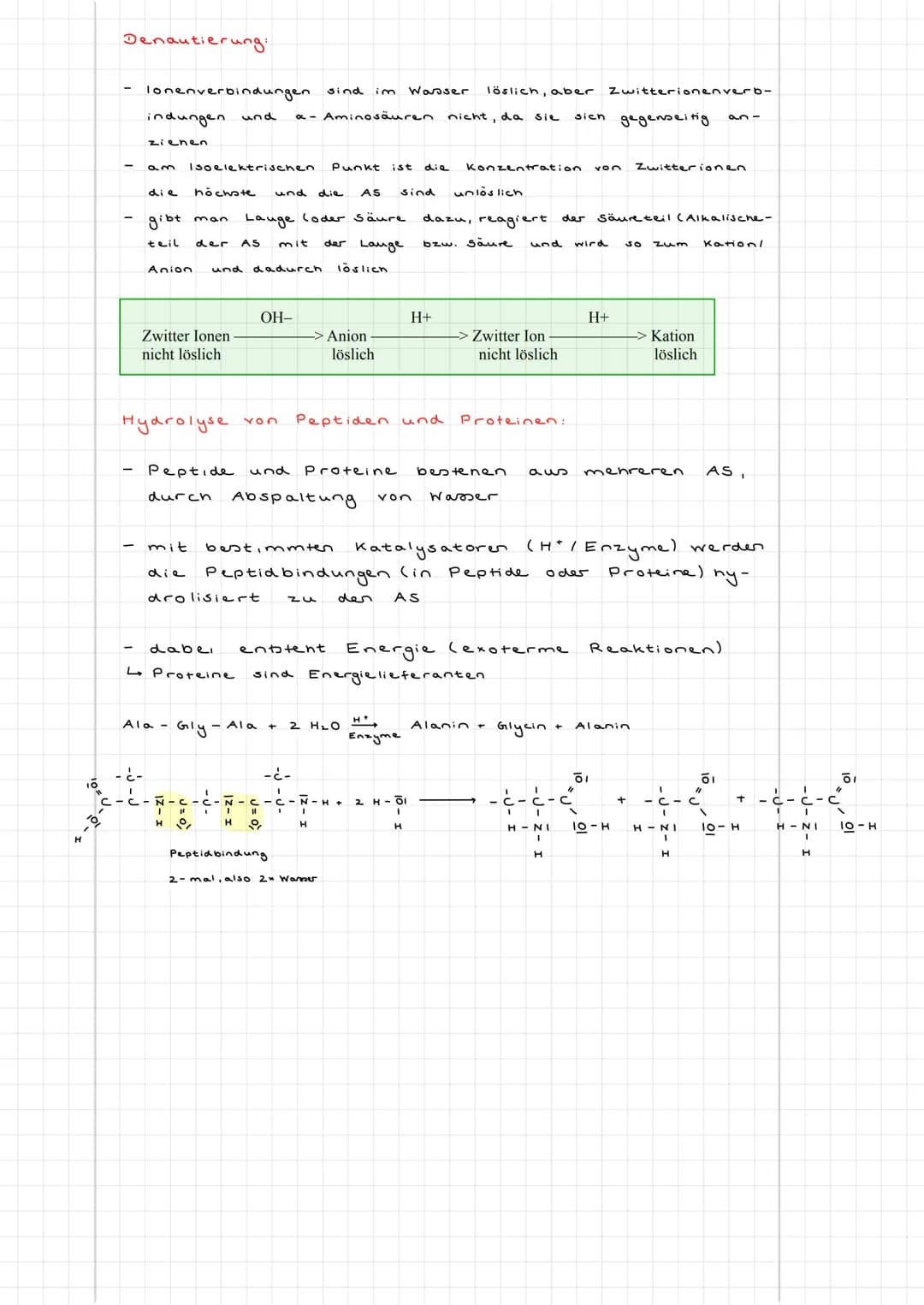 # LERNSKRIPT CHEMIE
Aminosäuгга
Definition: Aminosäuren sind Moleküle, die zwei funktionelle Gruppen besitzen.
Eine Carboxylgruppe (COOH)