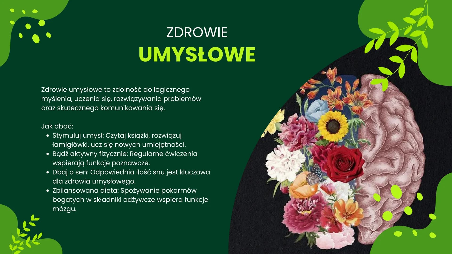 # ZDROWIE
Twoje zdrowie jest w Twoich rękach 1. Definicja zdrowia
2. Podział zdrowia
* Zdrowie fizyczne
* Zdrowie psychiczne
* Zdrowie emoc