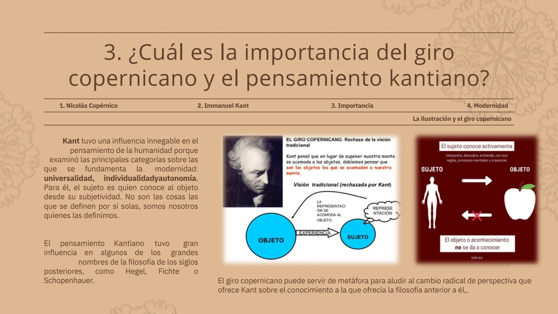 La ilustración y
el giro
copernicano CREATED BY SLIDESGO
# 1. ¿Quién es Nicolás Copérnico y qué es el
giro copernicano?
1. Nicolás Copérni