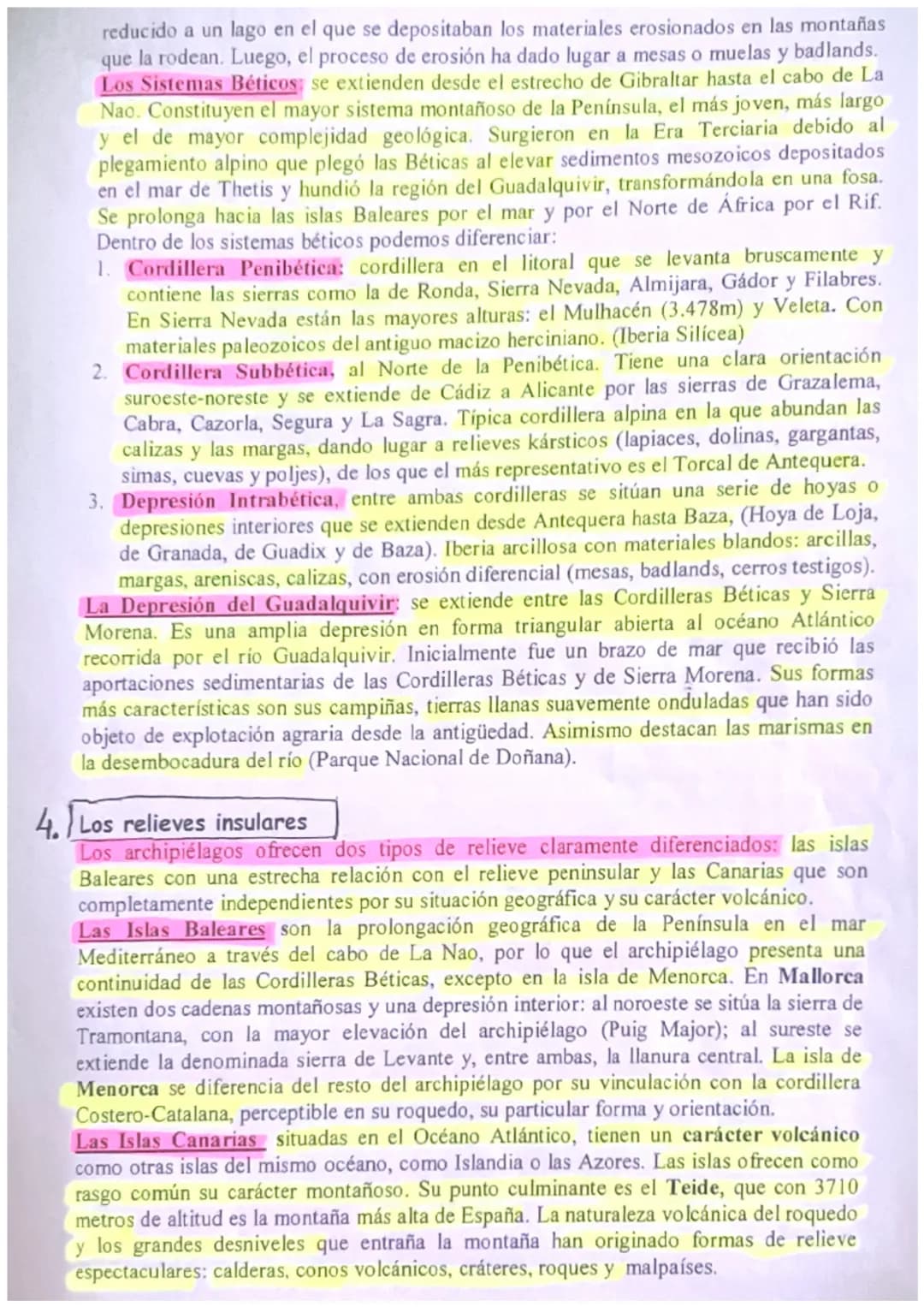 - GEOGRAFIA DE ESPAÑA-
2 BACH.
TEMA 2. EL RELIEVE ESPAÑOL
1- Características generales.
2. La Meseta y sus Unidades Interiores.
3. Los R
