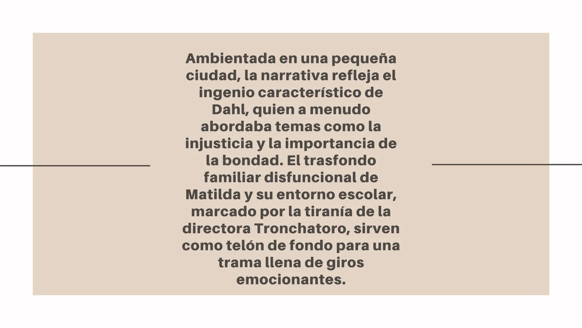 Matilda Índice: - Introducción
- Contexto
- Temas centrales
- Mensaje y lección
- Conclusión Introducción: "Matilda", la obra
atemporal de R