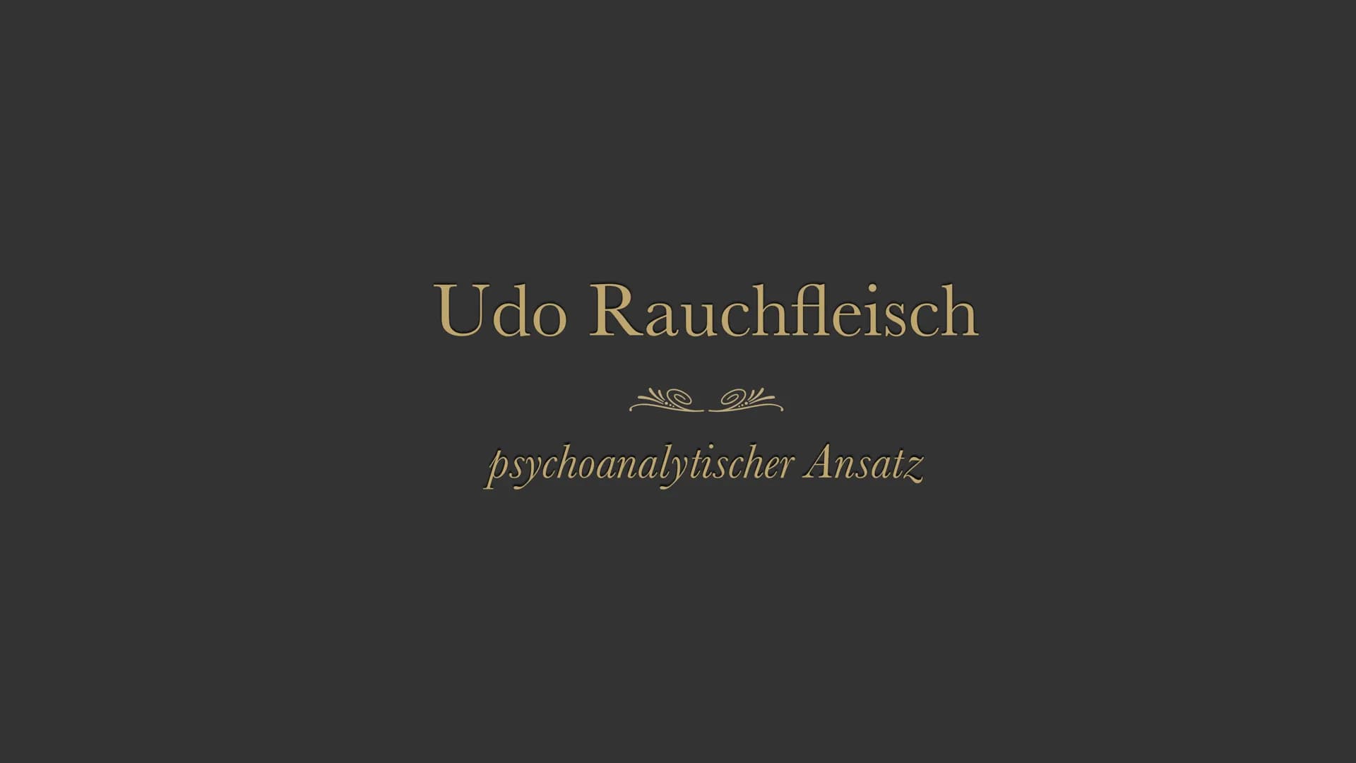 # Udo Rauchfleisch
psychoanalytischer Ansatz # Inhaltsverzeichnis
* Udo Rauchfleisch
* Thesen zur Gewaltentstehung
* Instanzenmodell