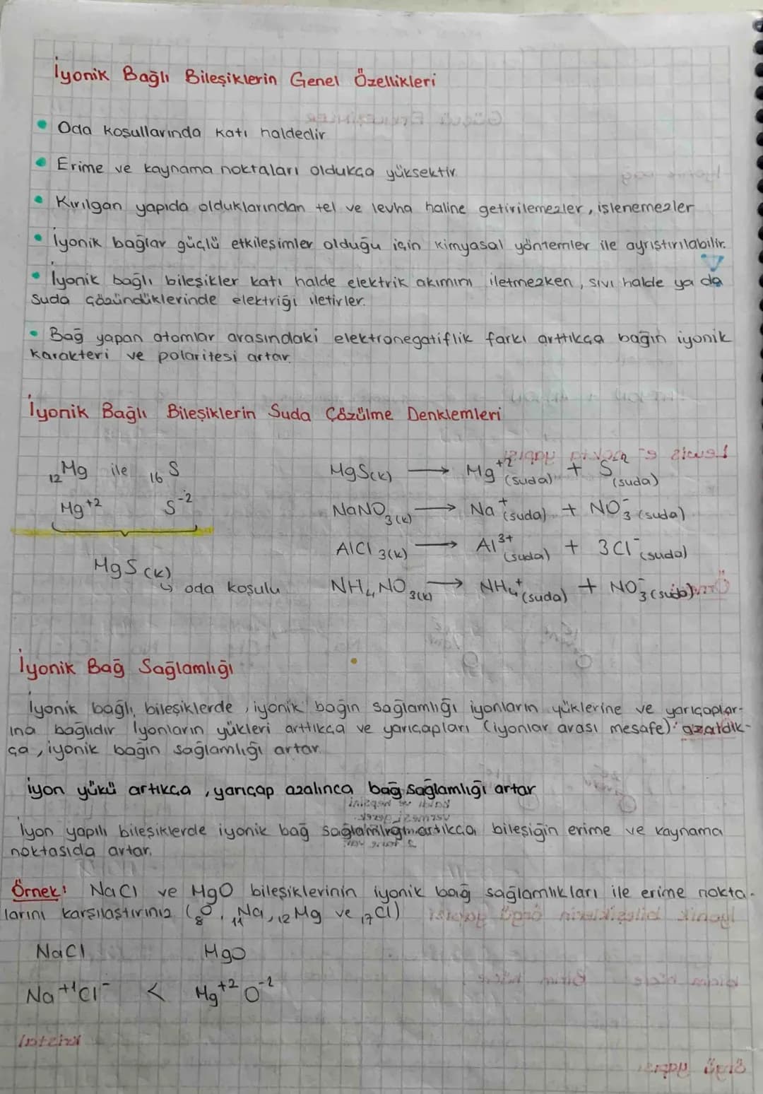 # KİMYASAL TÜRLER ARASI ETKİLEŞİMLER
Güçlü Etkileşimler (kimyasal)
lyonik bağ
• Kovelant bağı
• Metalik bağ
baglar
Zayıf Etkileşimler
