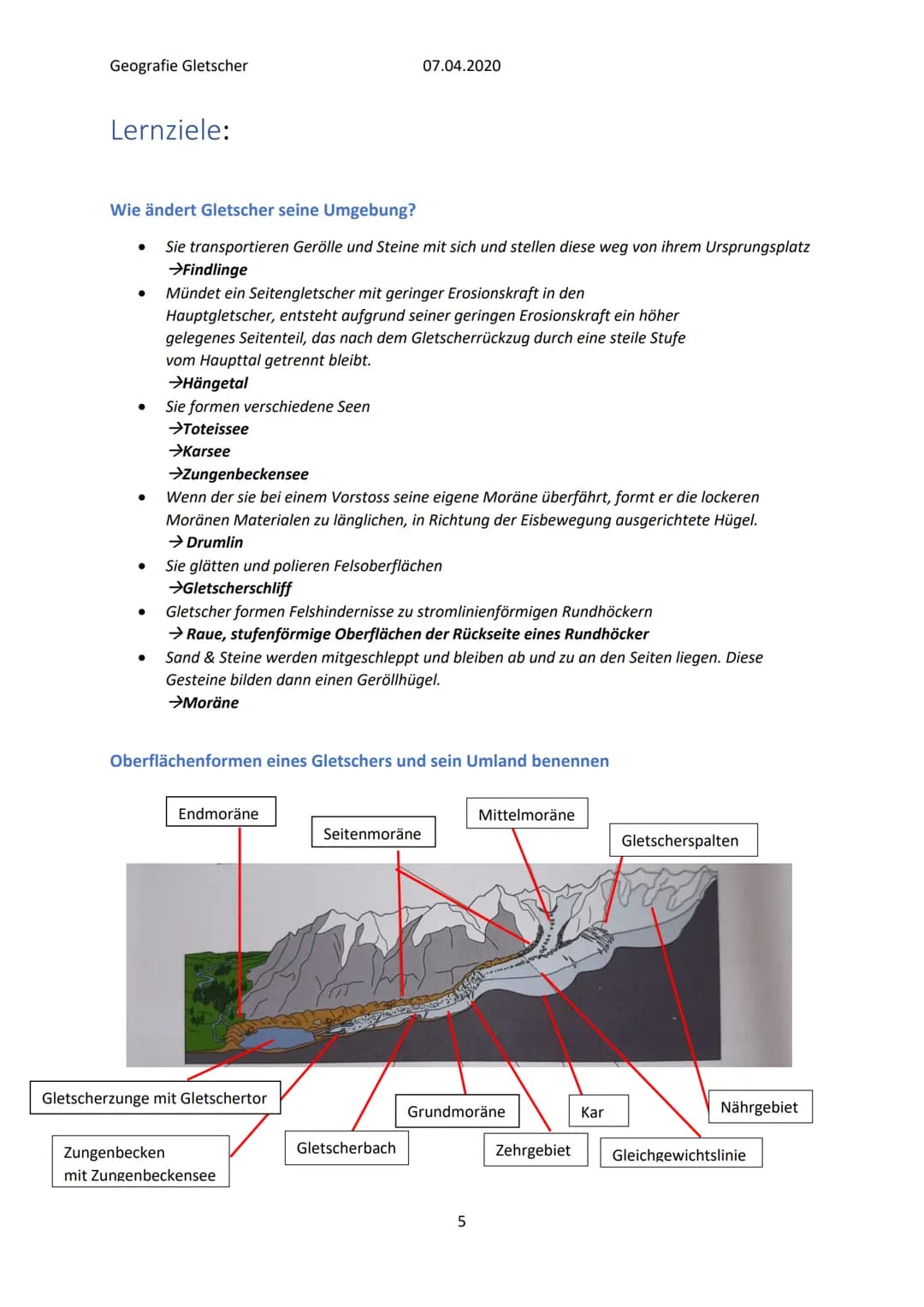 Geografie Gletscher 07.04.2020
Gletscher
Bild: https://www.welt.de/wissenschaft/article174717877/Kein-ewiges-Eis-Gletscher-werden-schmelze