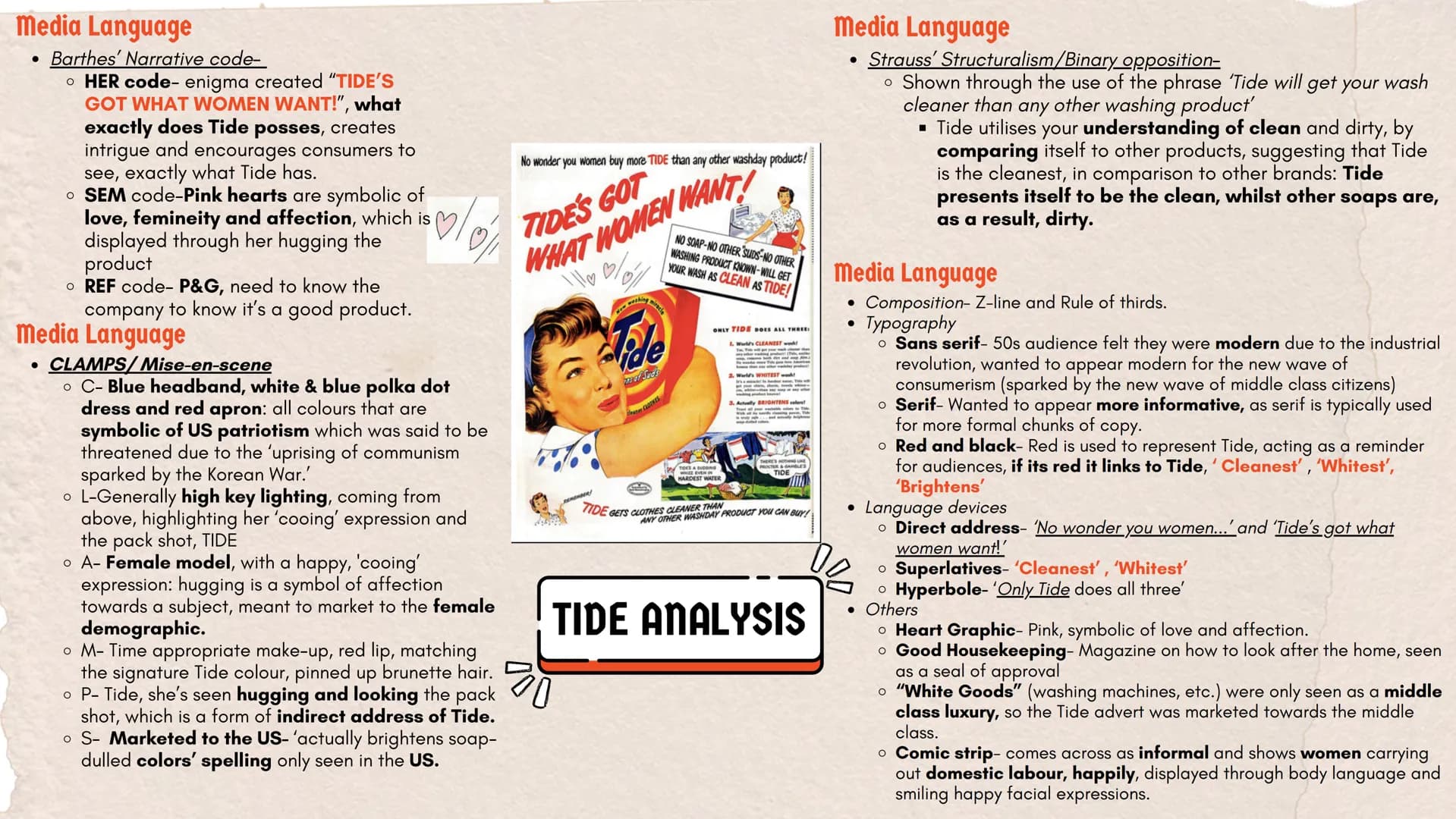 Product context
* Proctor & Gamble (P&G) released Tide in 1946, shortly after the end
of WW2
* Post WW2 society saw a rise in consumerism, c