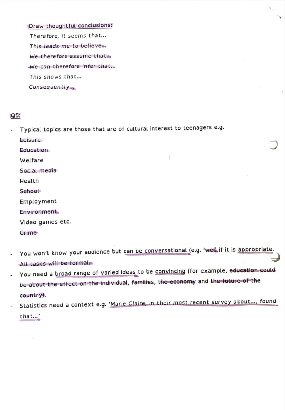 Paper 1 what AQA are looking for
Types of texts: literature prose fiction (novels and short stories) from 20th or 21st
century
You need to