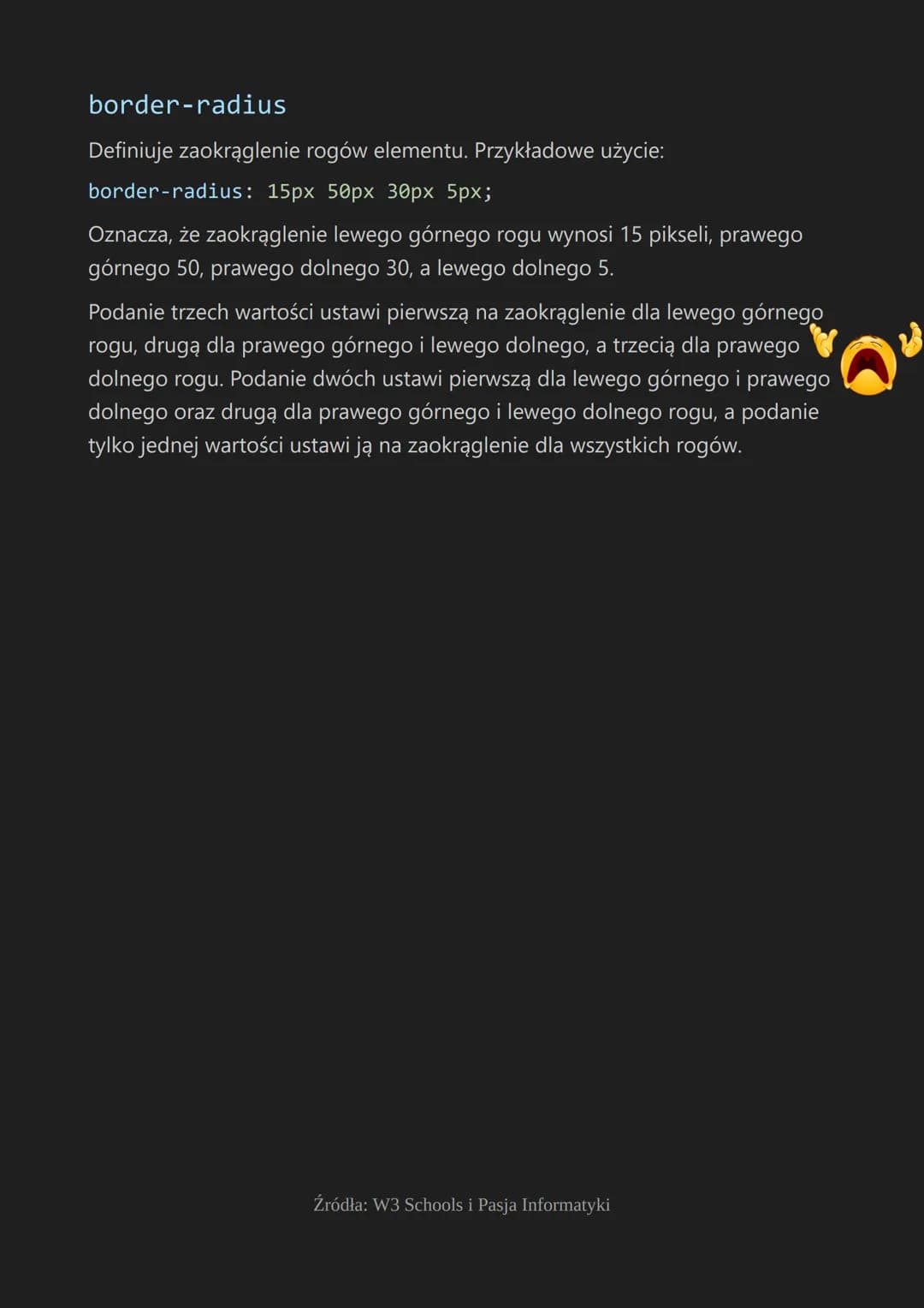 Znaczniki HTML:
<!DOCTYPE html>
Informuje przeglądarkę o tym, że typ dokumentu, jaki wyświetla, to HTML.
Wszystkie dokumenty HTML powinny za
