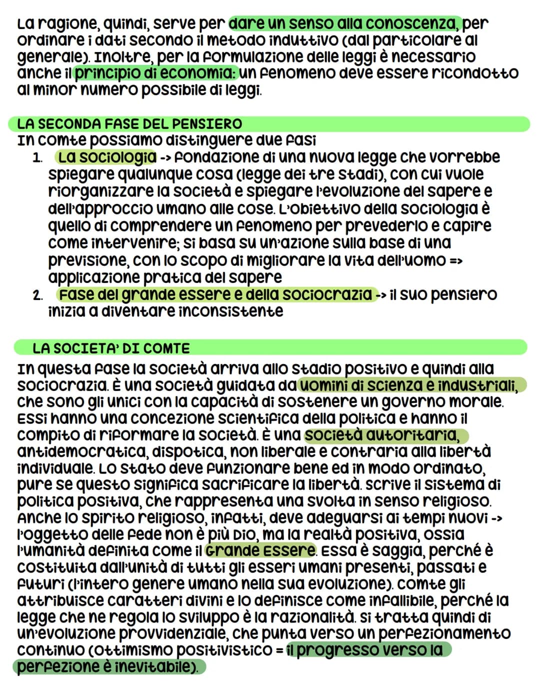 # Positivismo
CARATTERI GENERALI DEL POSITIVISMO
Il positivismo non fu solo un movimento filosofico, ma anche
letterario ed artistico (infl