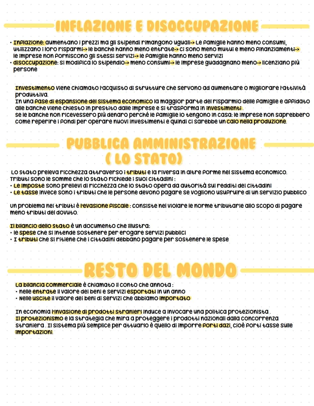 # ECONOMIA POLITICA
L'economia politica è la disciplina che studia come aumentare la ricchezza nazionale, che è data dalla
quantità e quali