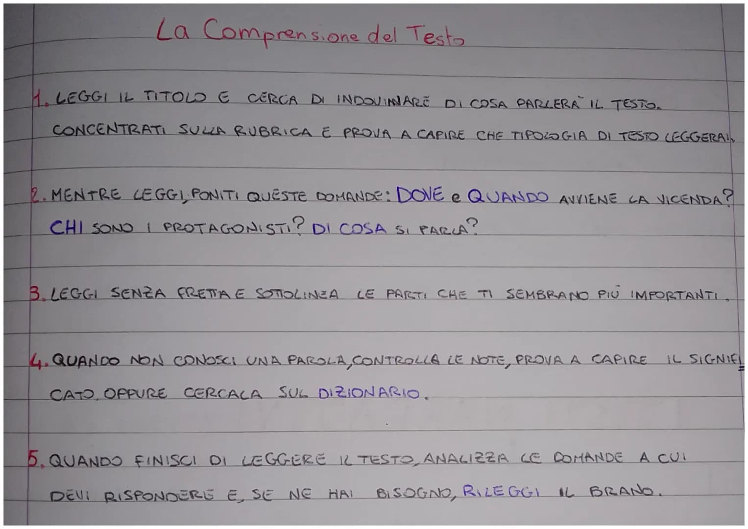 # La Comprensione del Testo
1. LEGGI IL TITOLO E CERCA DI INDOVINARE DI COSA PARLERA IL TESTO.
CONCENTRATI SULLA RUBRICA E PROVA A CAPIRE C