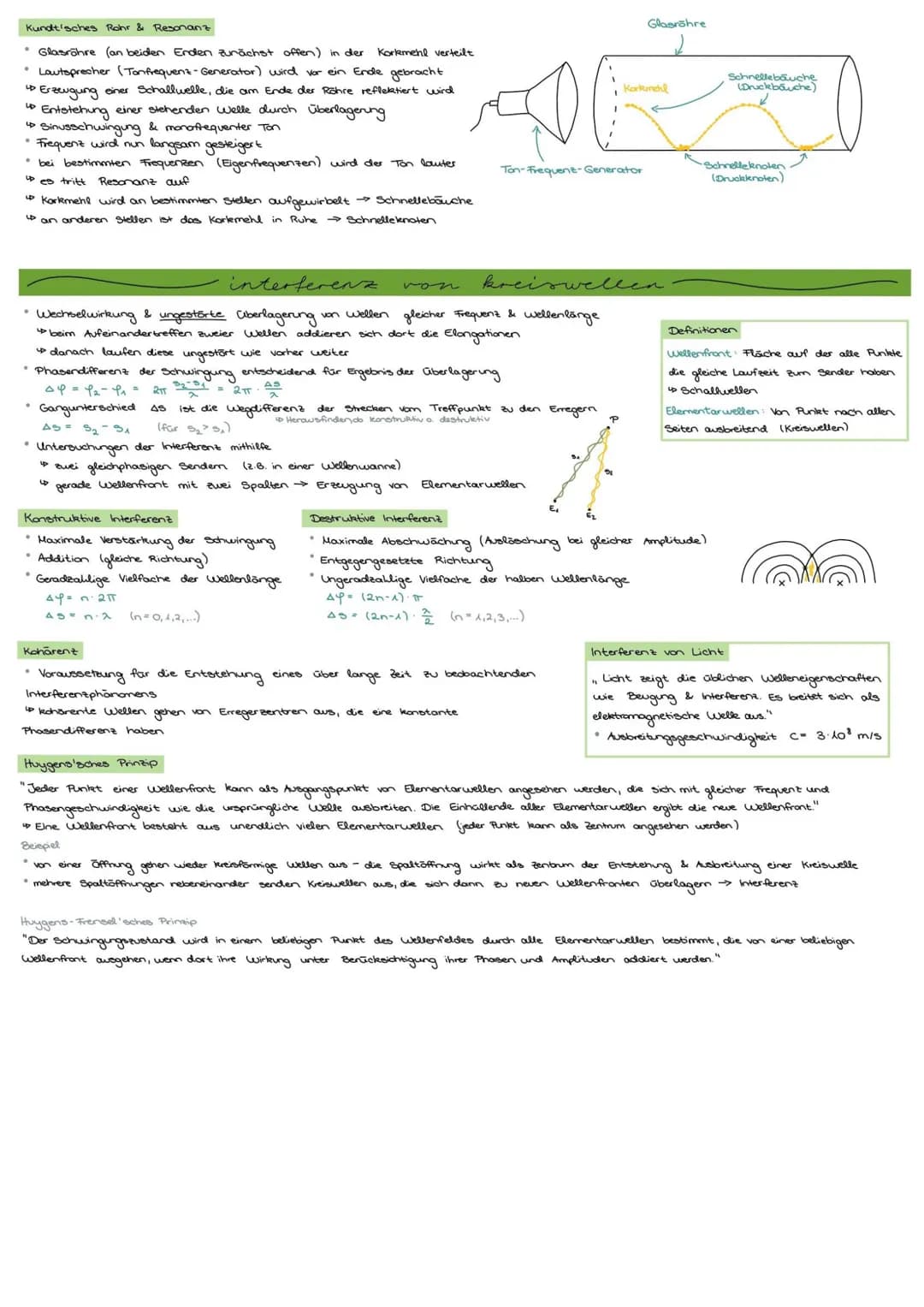 Q2 - Schwingungen und Wellen
harmonische schwingungen
* Schwingung/ostillation zeitlich periodische Bewegung um eine Gleichgewichtslage