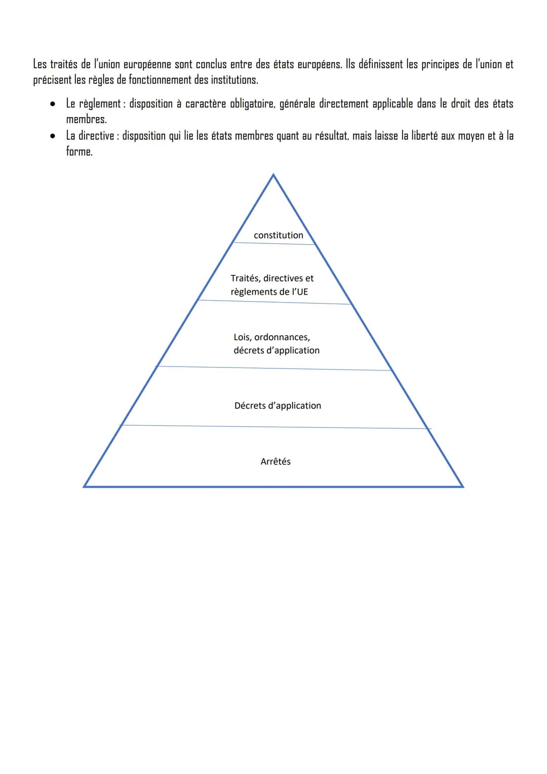 # LES SOURCES DU DROIT
En France la création de loi est une tâche confiée au Parlement (Assemblée nationale/Senat). C'est une tâche régit p