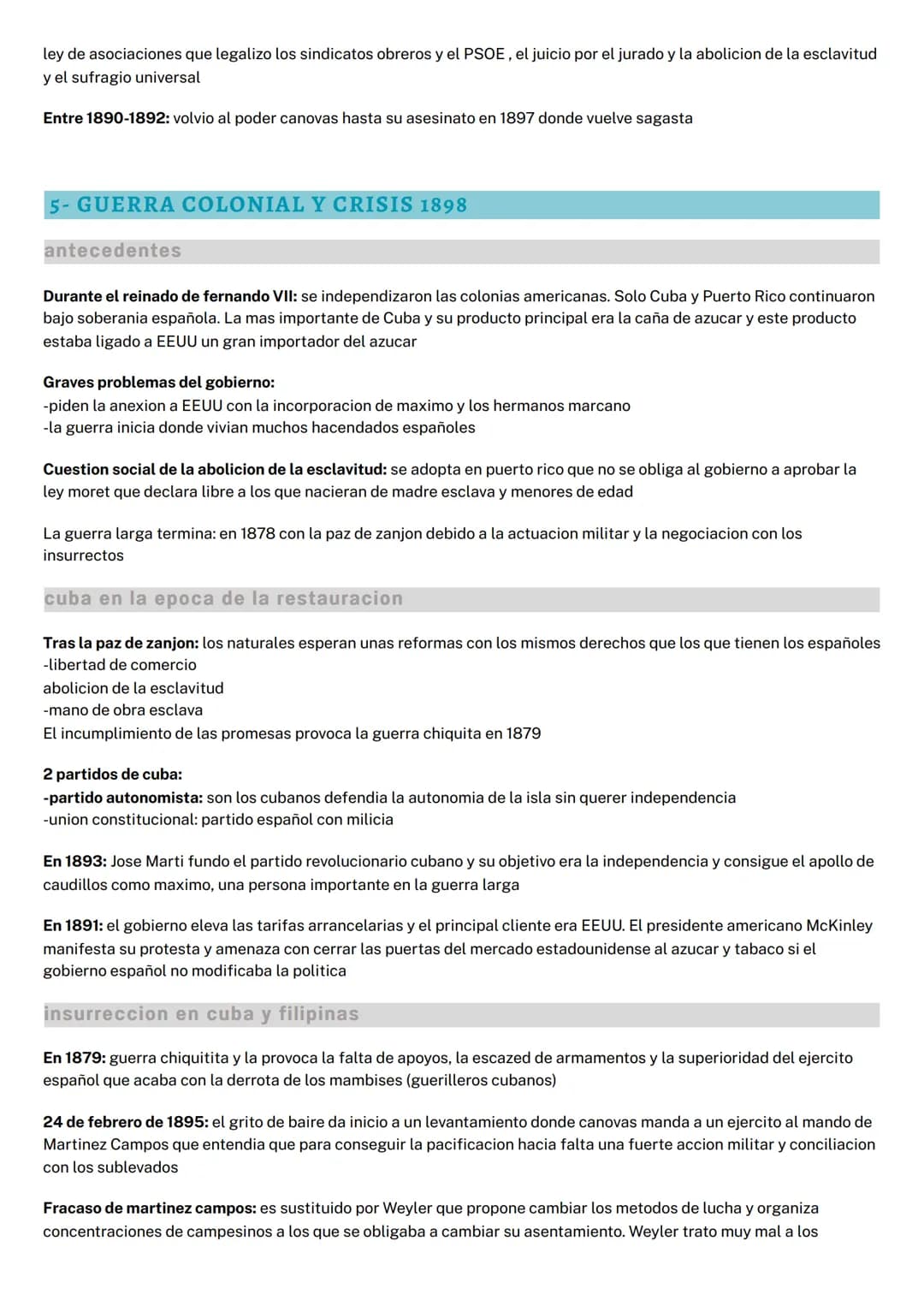 # TEMA 7: restauracion borbonica
1- ANTECEDENTES
El proceso revolucionario se va desarrollando en el Sexenio Revolucionario. La vuelta al