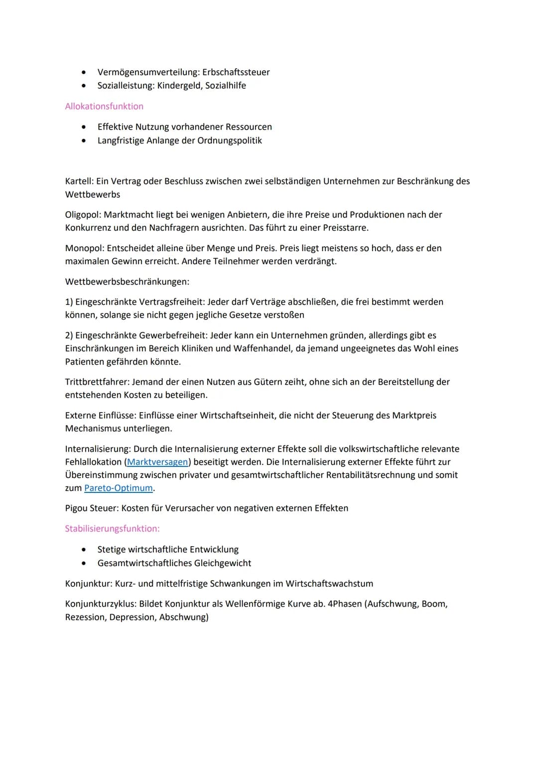 # Zusammenfassung Wirtschaft Abitur
Wirtschaftliches Handeln in Sektor Staat
Ideengeschichtliche Grundlagen der SMW
Soziale Marktwirtscha