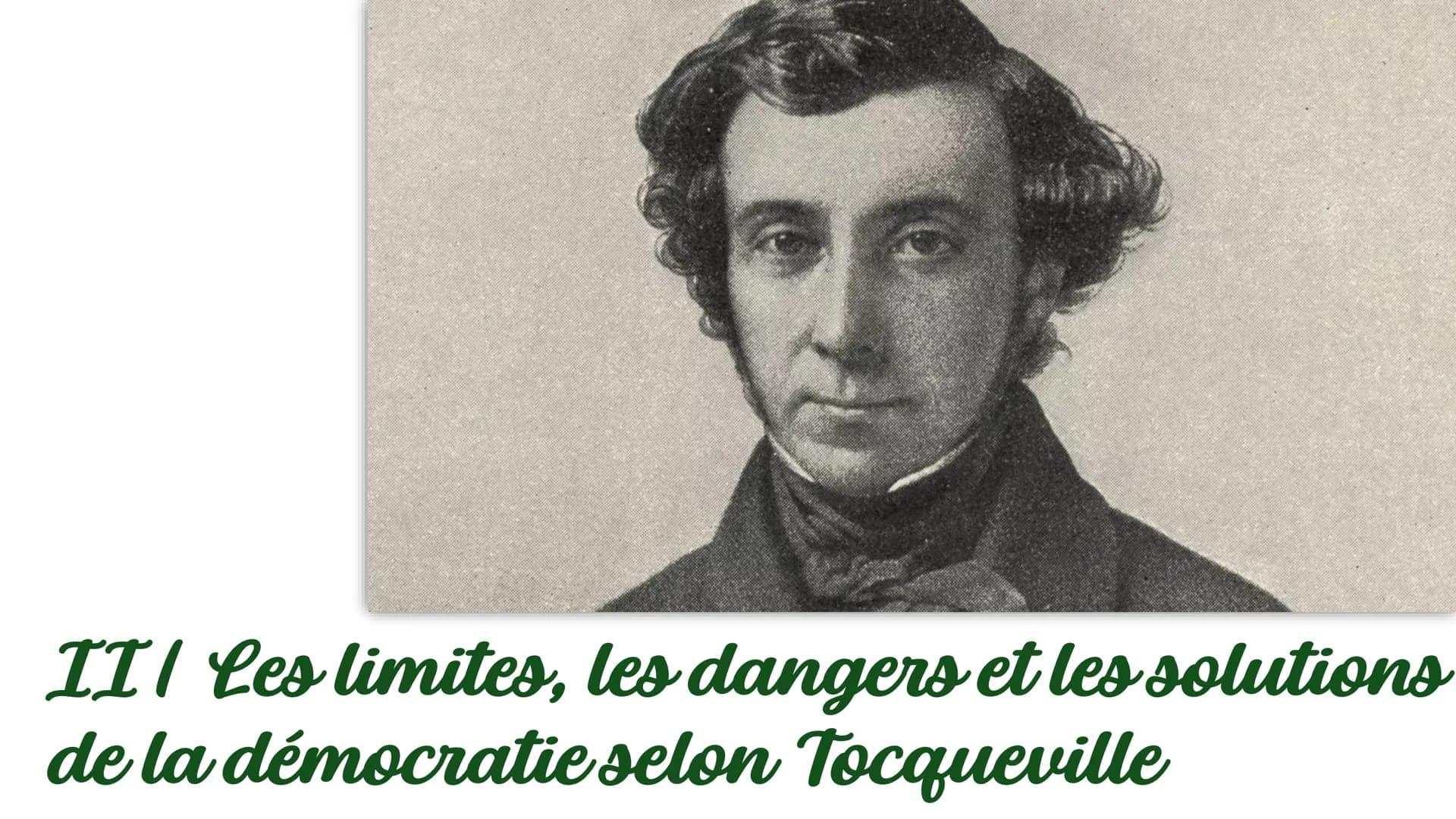 Tocqueville,
un penseur critique
de la démocratie
au 19e siècle
ALEXIS DE TOCQUEVILLE DE LA
DÉMOCRATIE
EN AMÉRIQUE
ALEXIS DE TOCQUEVILLE