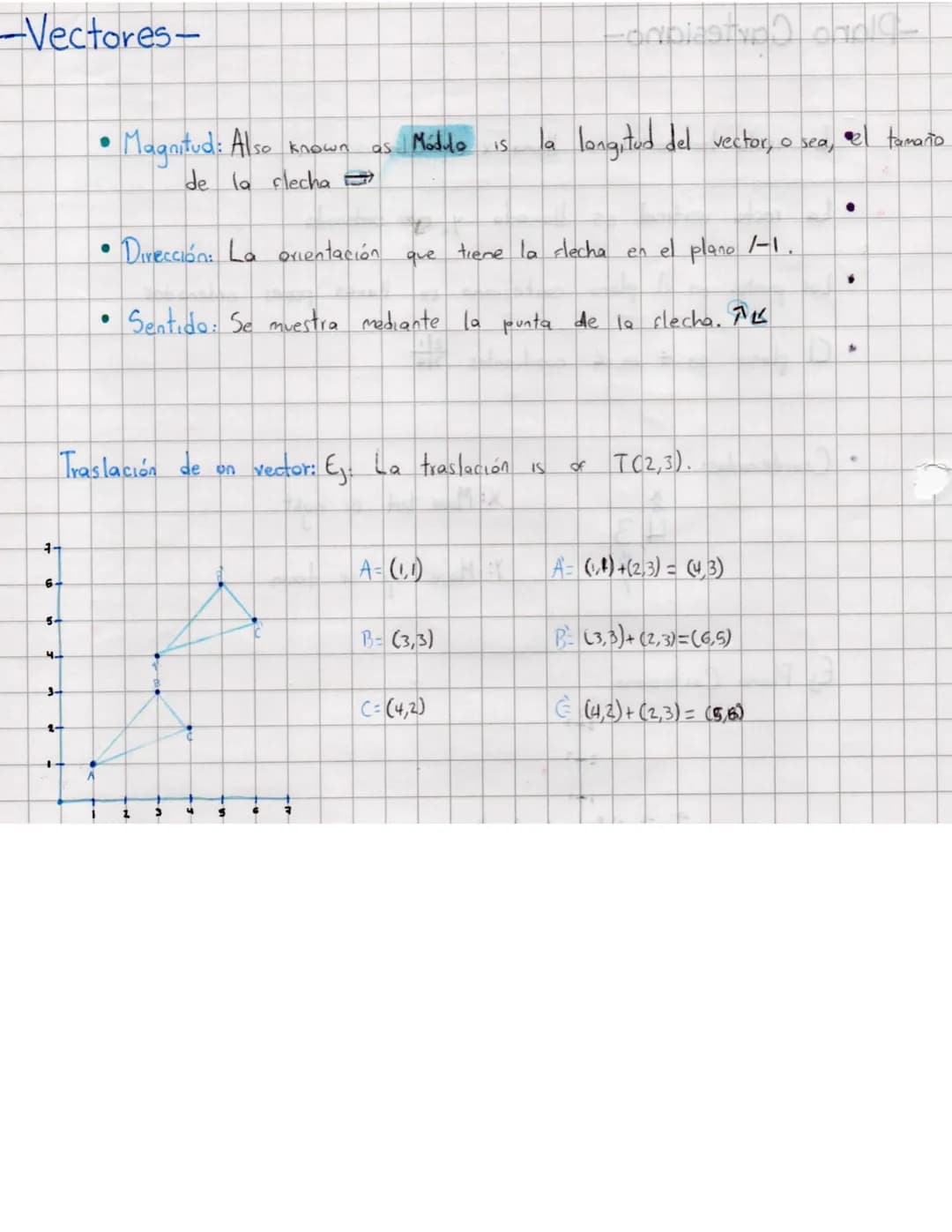 # -Plano Cartesiano-
• La recta horizontal se llama x O absıcısa
• La recta vertical es Ilamada y, ordenada
• Los puntos en el plana cart