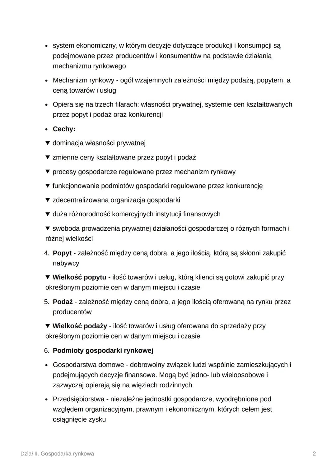 # Dział II. Gospodarka rynkowa
1. Gospodarka nakazowo - rozdzielcza
* Gospodarka centralnie sterowana
* Opierała się na własności publ