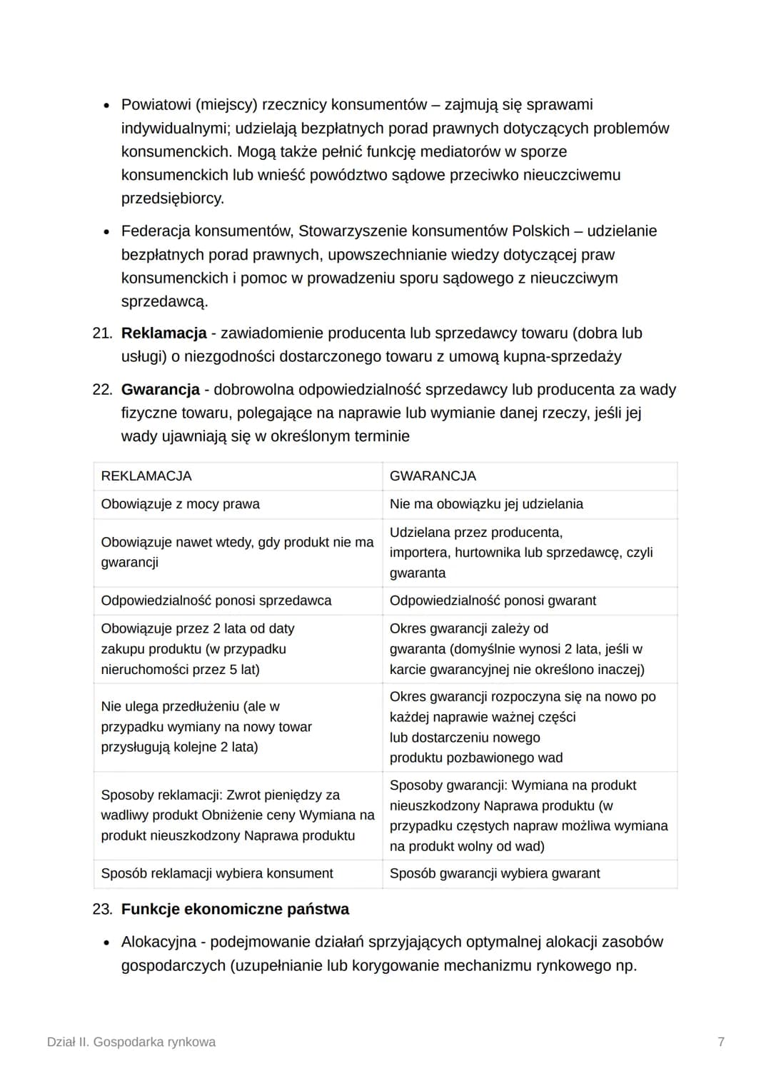 # Dział II. Gospodarka rynkowa
1. Gospodarka nakazowo - rozdzielcza
* Gospodarka centralnie sterowana
* Opierała się na własności publ