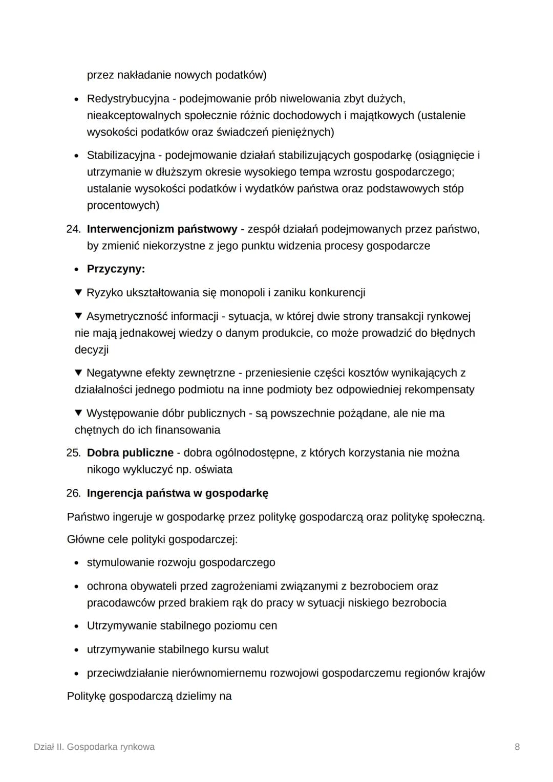 # Dział II. Gospodarka rynkowa
1. Gospodarka nakazowo - rozdzielcza
* Gospodarka centralnie sterowana
* Opierała się na własności publ