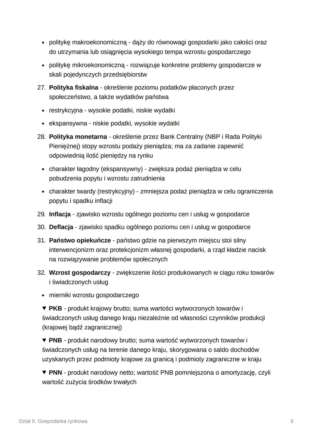 # Dział II. Gospodarka rynkowa
1. Gospodarka nakazowo - rozdzielcza
* Gospodarka centralnie sterowana
* Opierała się na własności publ