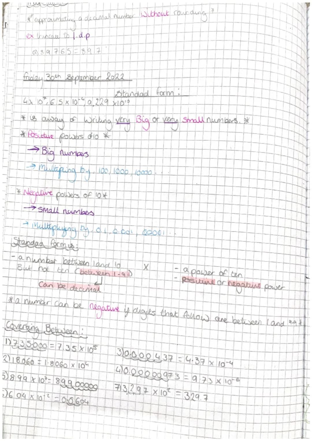 <p>When multiplying without decimals, the answer will have the same number of decimal places as the question. For example, 0.007 x 0.03 = 0