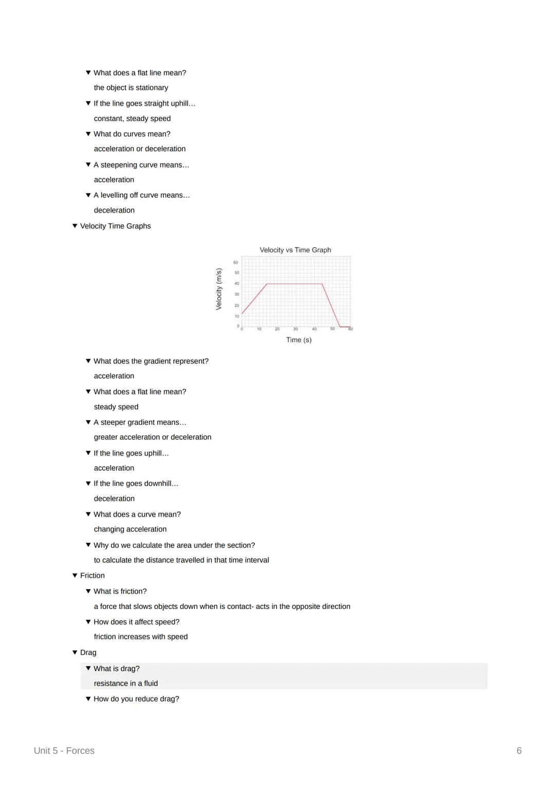 Unit 5 - Forces
Forces and their Interactions
▼ Vector and Scalar Quantities
▼What is a vector quantity?
a force that has magnitude and dir