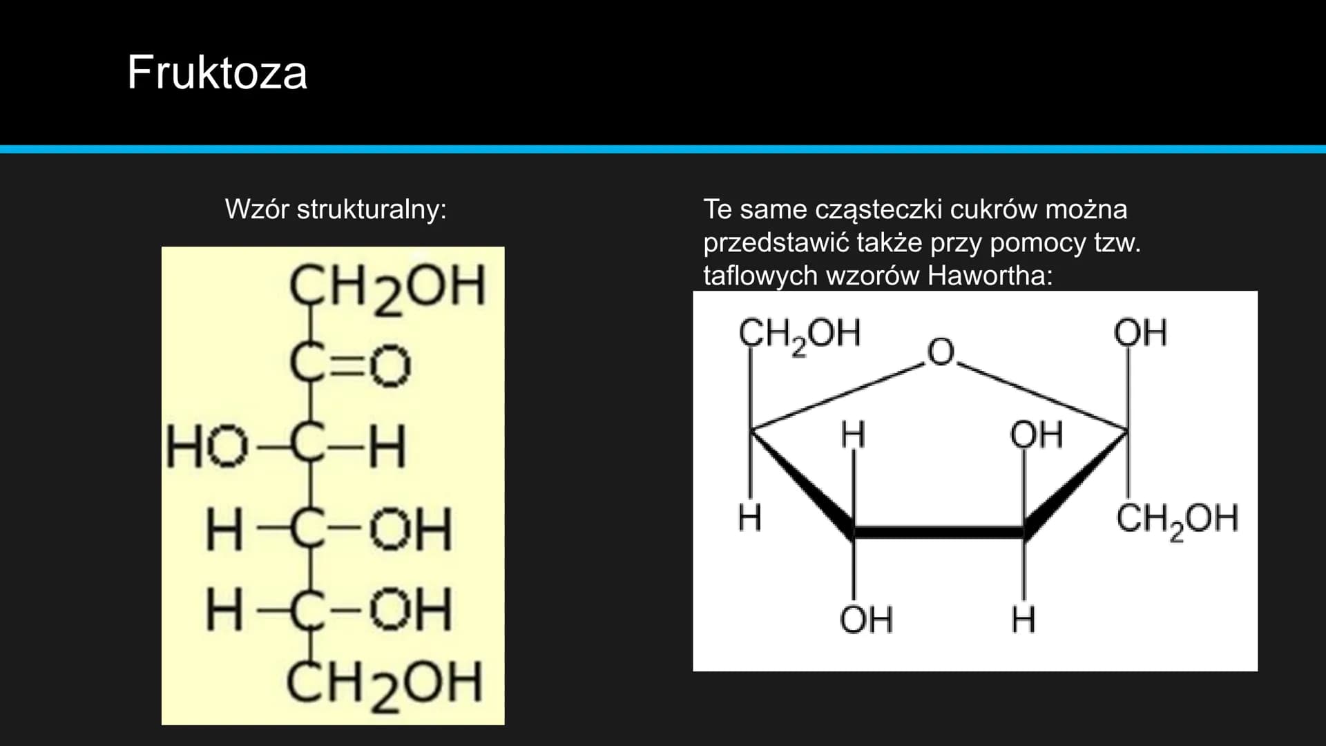 monosacharydy # Co to cukry proste?
Cukry proste, inaczej monosacharydy,
zbudowane z węgla, wodoru i tlenu. To
pojedyncze cząsteczki, które