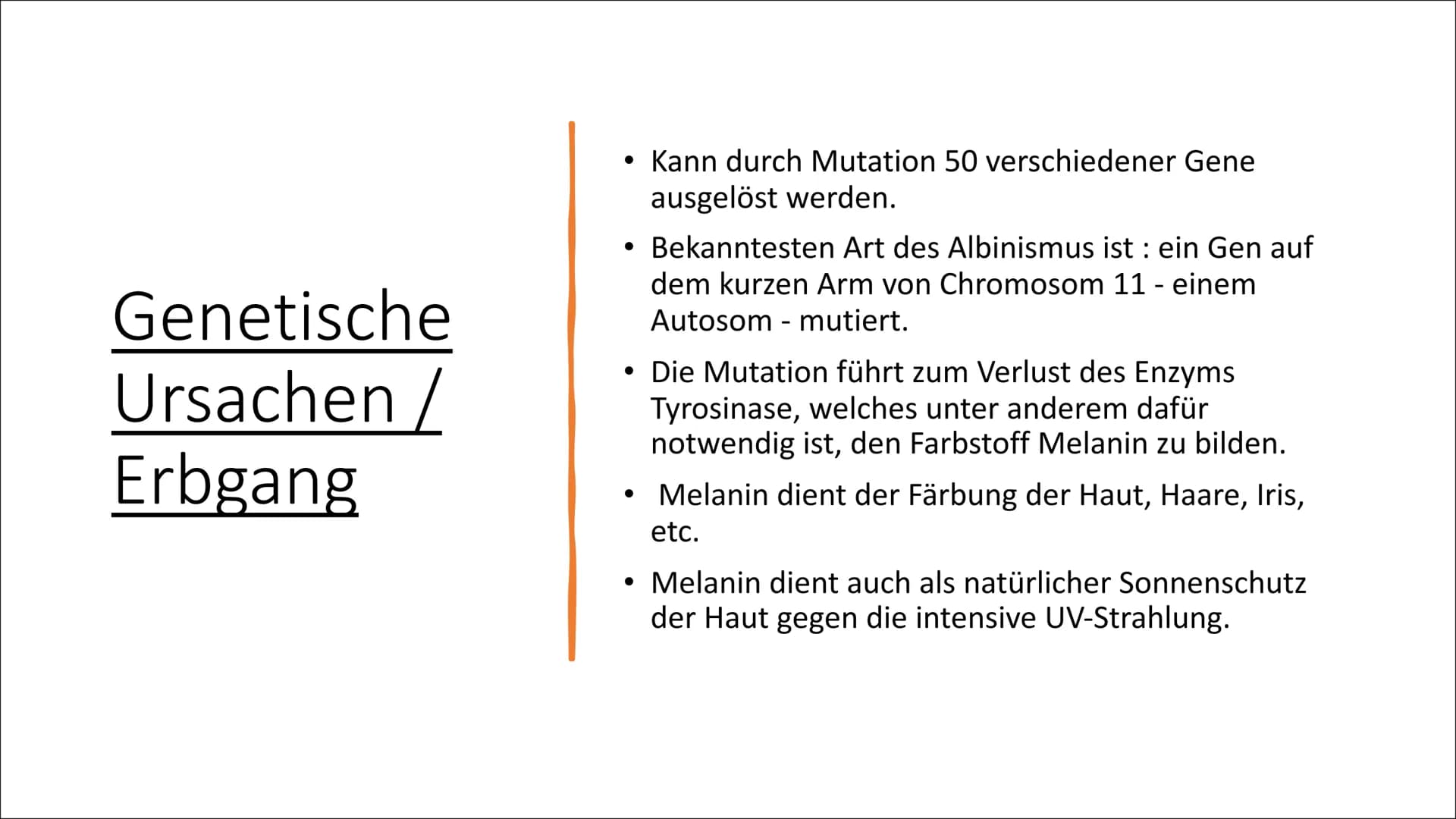 # ALBINISMUS
VON IPEK UND LABINA AGENDA:
Was ist Albinismus?
Albino Menschen
Albino Tiere
Familienbaumstamm der Albinus
Symptome und B