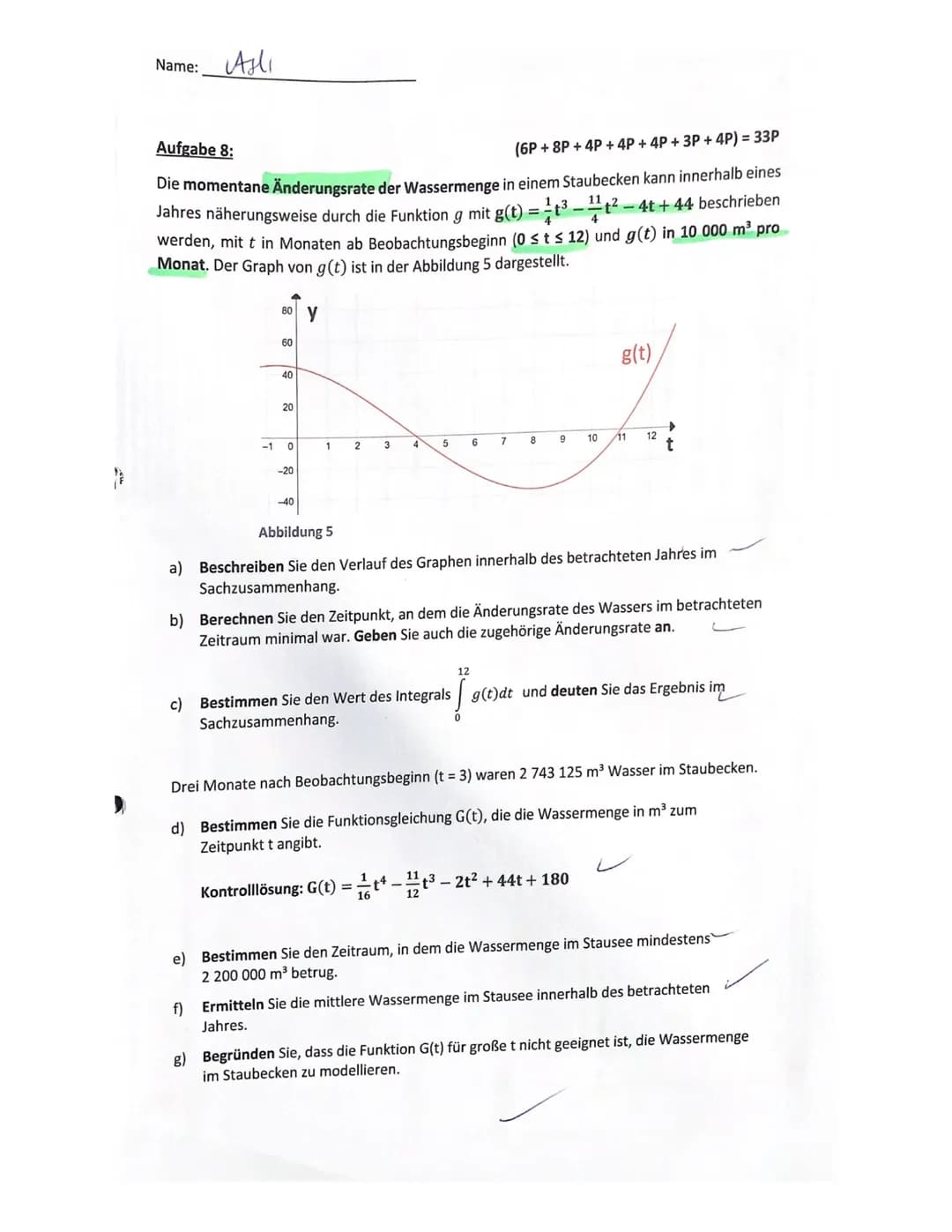 Gymnasium Essen Nord-Ost
5. Klausur - Hilfsmittelfeier Teil
Datum: 16.09.2021
Kurs: Q2 M G3
Lehrer: HGN
Name:
Zeit: 7:25 bis maximal 8:25 U