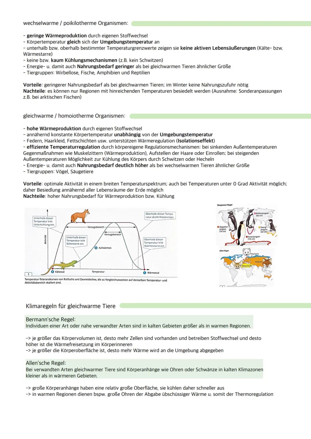 # Ökologie
Ökosystem: Wechselbeziehungen zwischen Organismen und ihrer Umwelt; dynamisches Beziehungsgefüge
aus Biozönose (Lebensgemeinscha