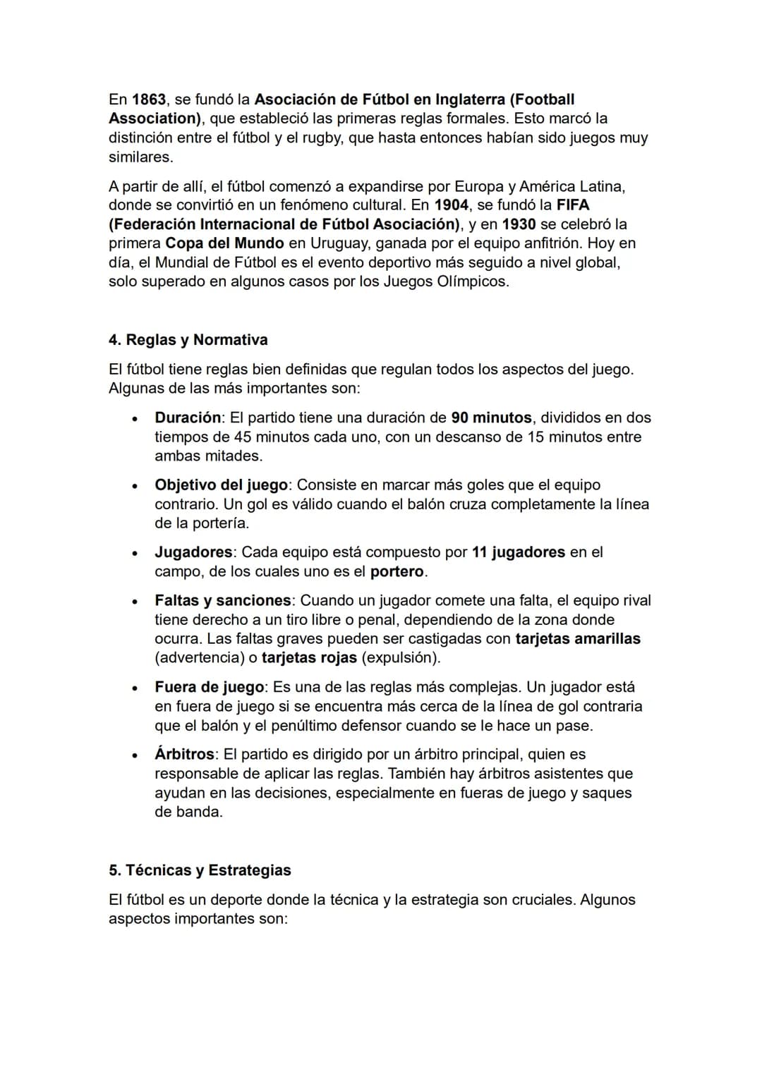 # FÚTBOL
1. Definición y Concepto
El fútbol es un deporte colectivo en el que dos equipos de once jugadores se
enfrentan en un campo recta