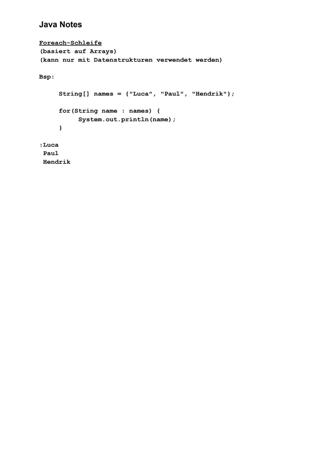 Java Notes
Datentypen
|Datentyp|Wertebereich|
|---|---|
|int|-2^31... 2^31-1|
|double|-1,7* 10^308 ... 1,7 * 10^308|
|long|-2^63... 2^63-1
