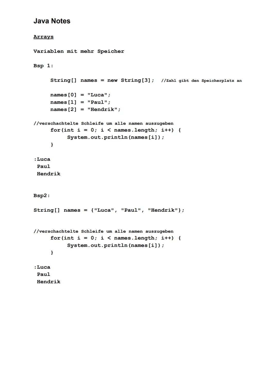 Java Notes
Datentypen
|Datentyp|Wertebereich|
|---|---|
|int|-2^31... 2^31-1|
|double|-1,7* 10^308 ... 1,7 * 10^308|
|long|-2^63... 2^63-1