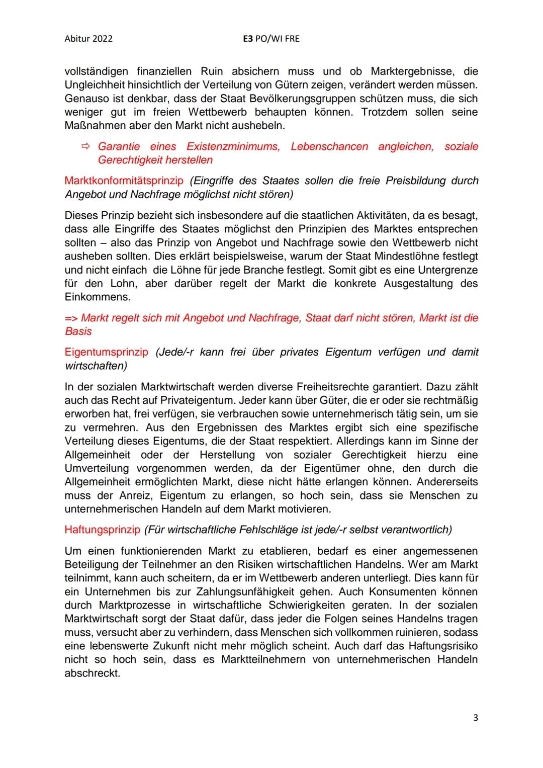 Abitur 2022
E3 PO/WI FRE
2. Kurshalbjahr: Soziale Marktwirtschaft zwischen Anspruch und Wirklichkeit
Freie Marktwirtschaft - Adam Smith